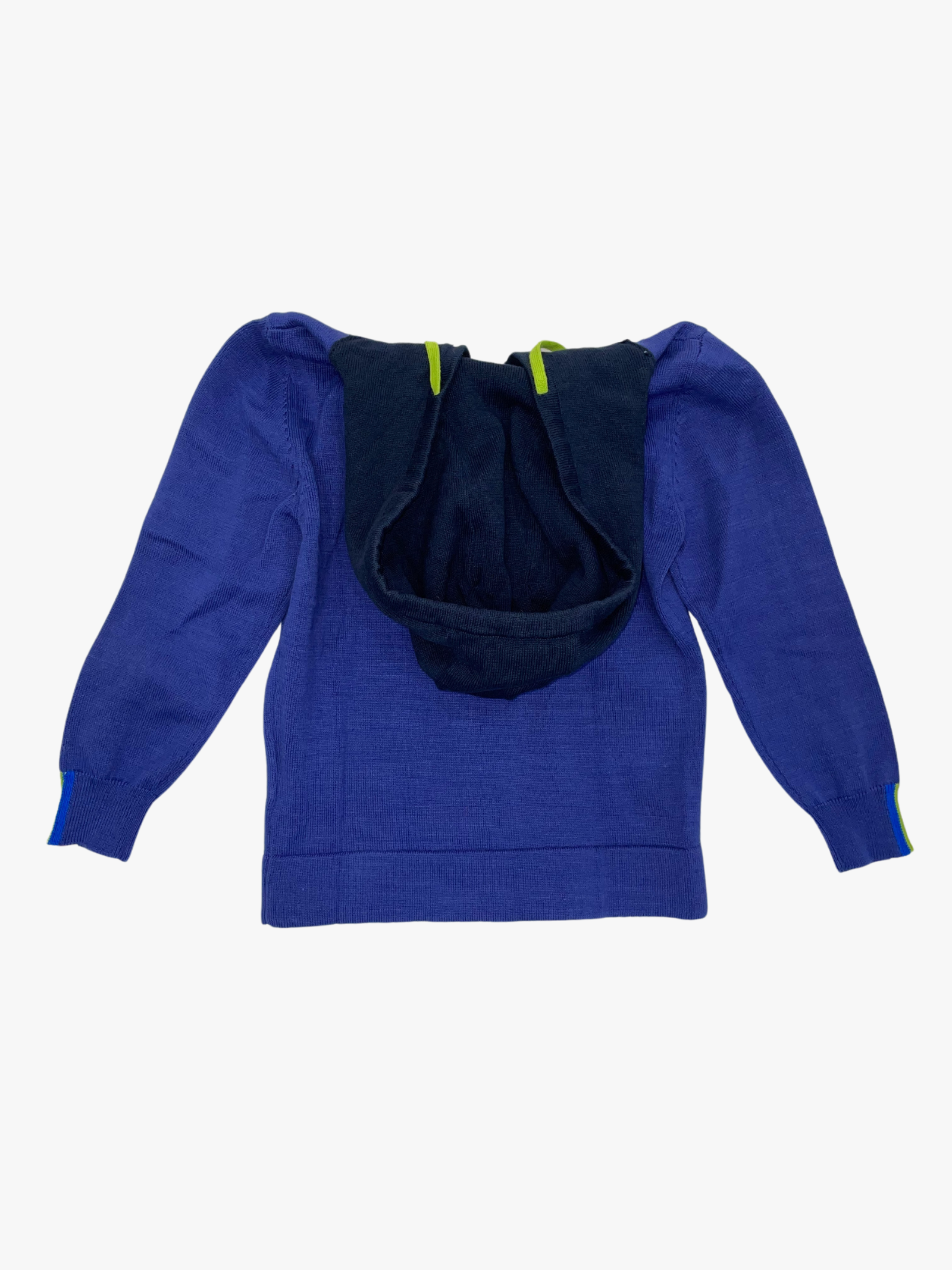 FELPA CON CAPPUCCIO BAMBINO BLU