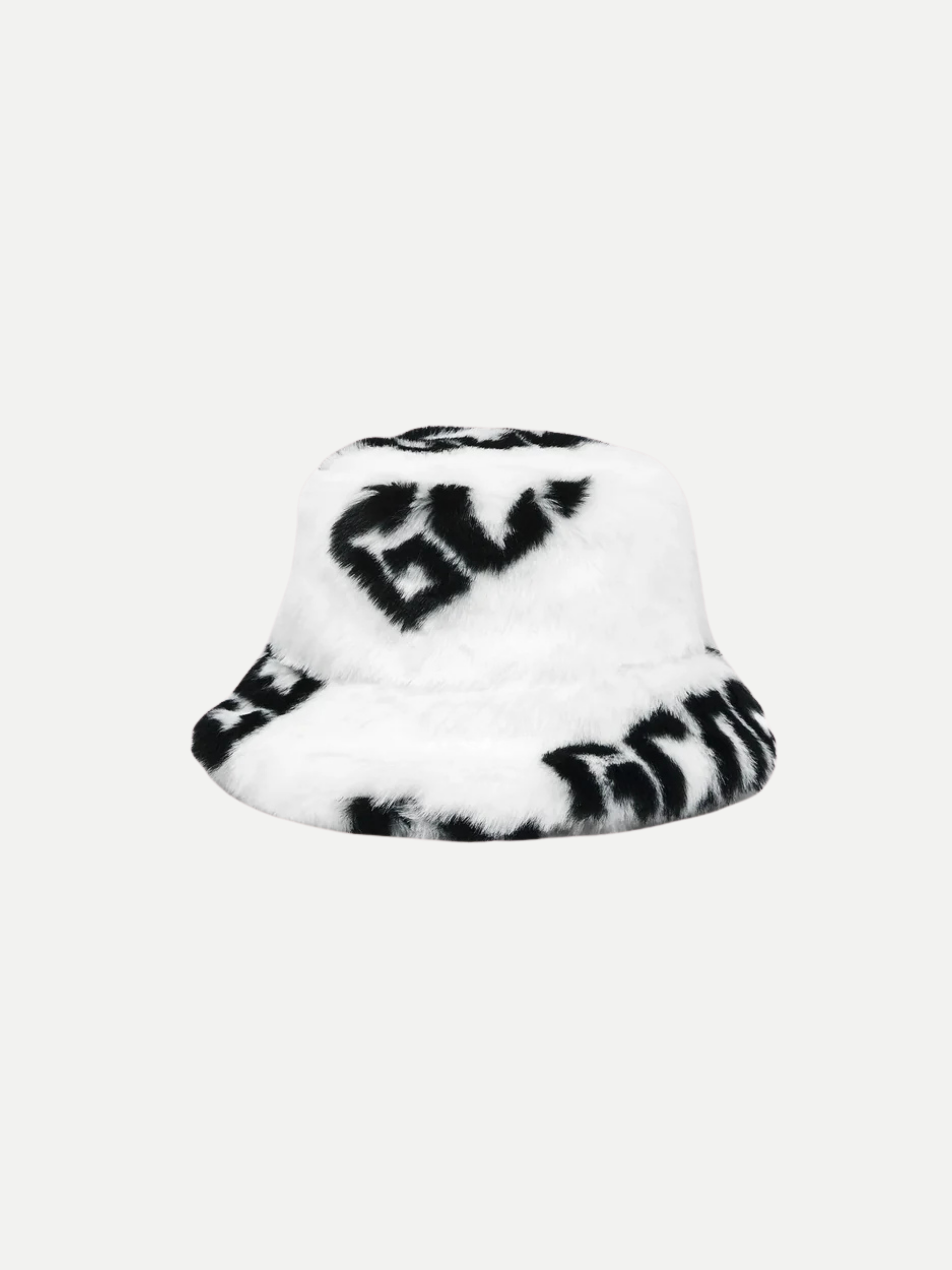 GCDS FAUX FUR BUCKET HAT