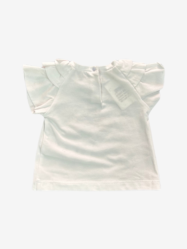 T-SHIRT CON STAMPA BAMBINA BIANCA
