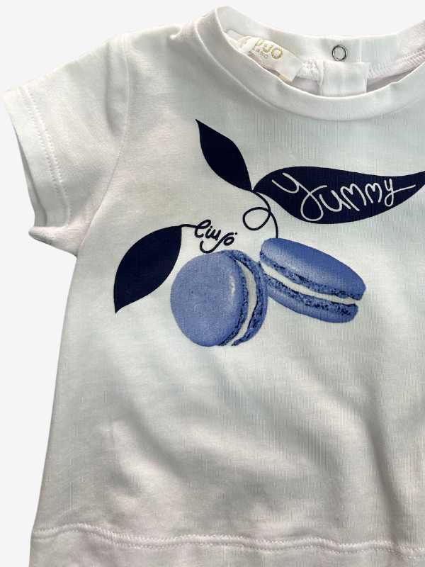 T-SHIRT CON STAMPA BAMBINA BIANCA
