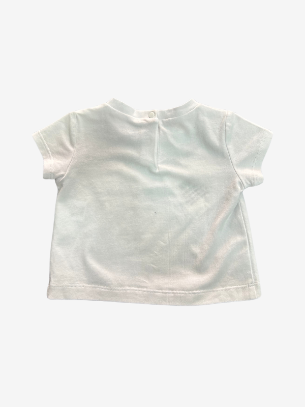 T-SHIRT CON STAMPA BAMBINA BIANCA