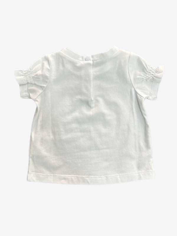 T-SHIRT CON STAMPA BAMBINA BIANCA