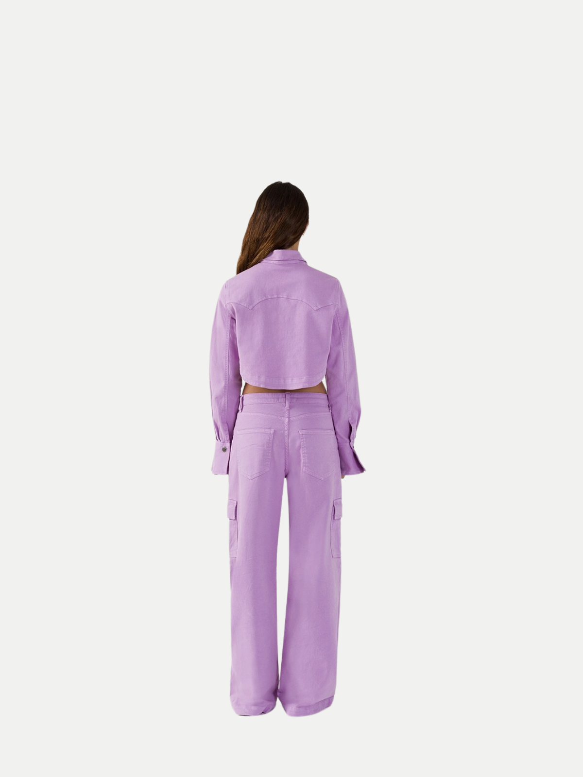 Giacca denim crop Weili Zheng