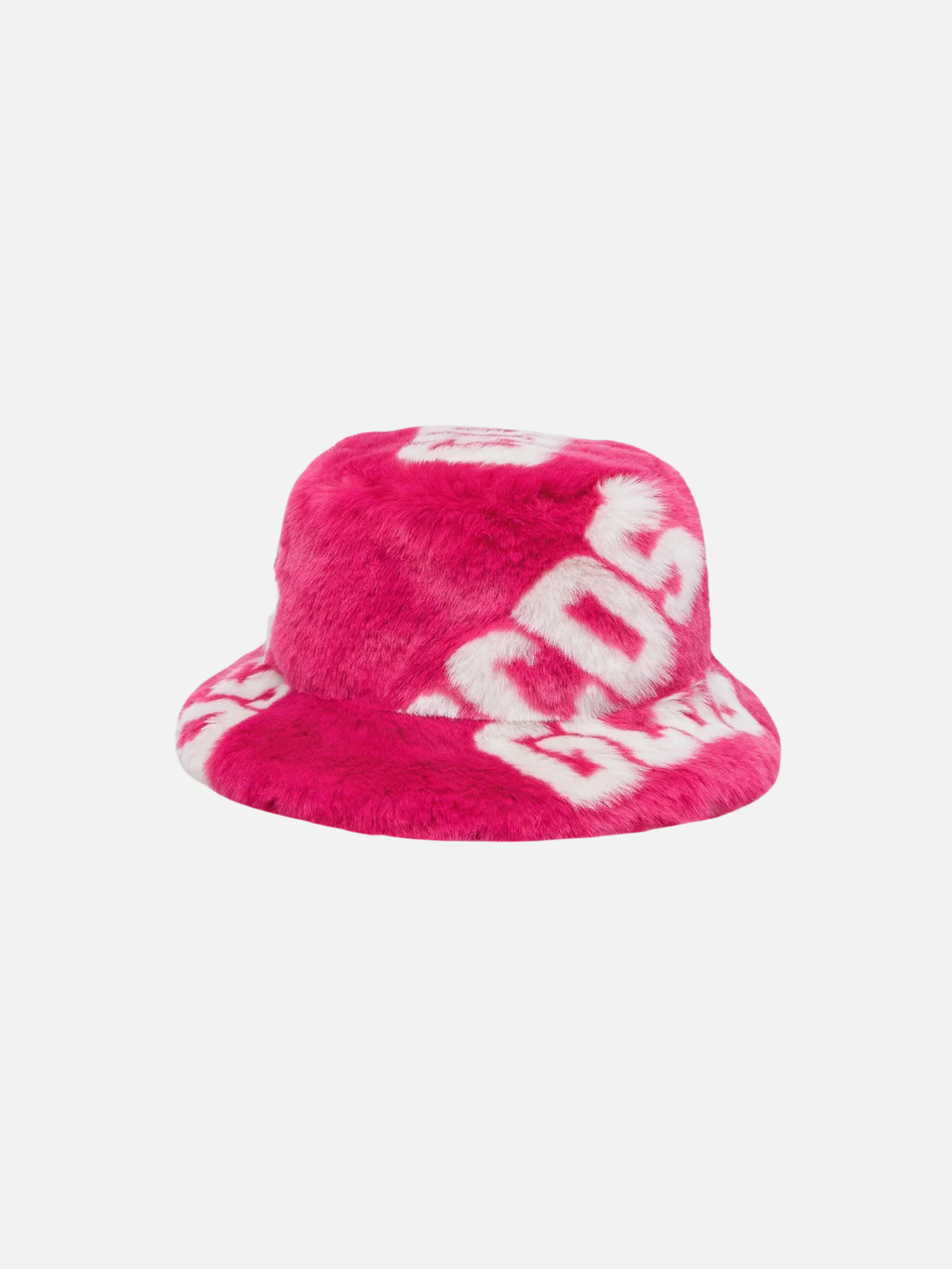 GCDS FAUX FUR BUCKET HAT