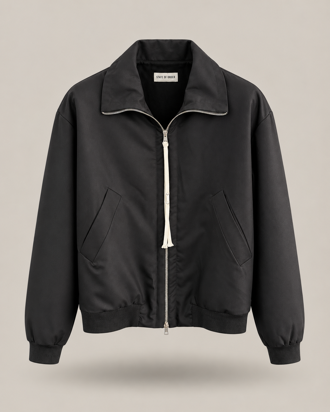 STATE OF ORDER — Bomber nero