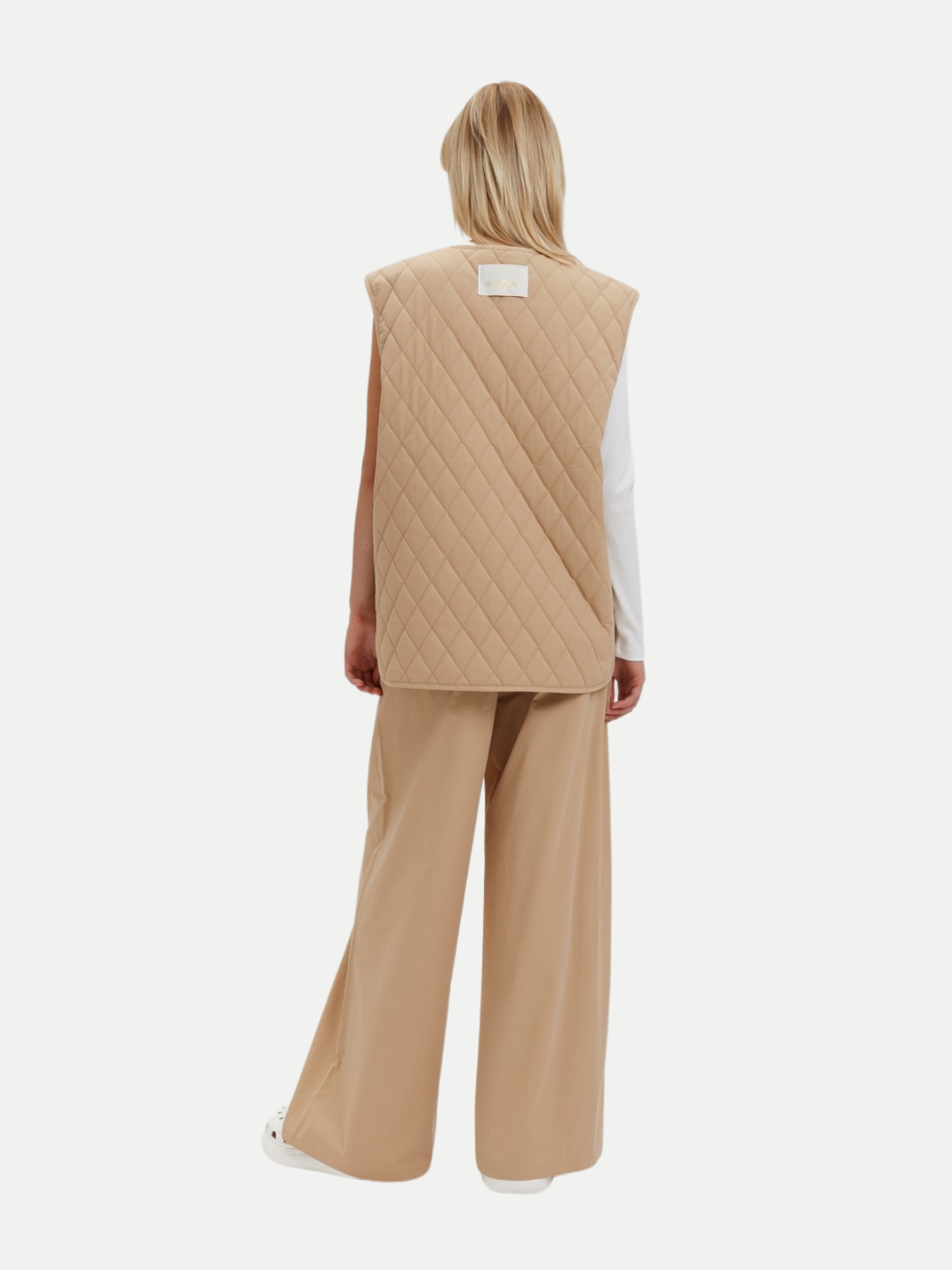 Maxi gilet trapuntato Weili Zheng