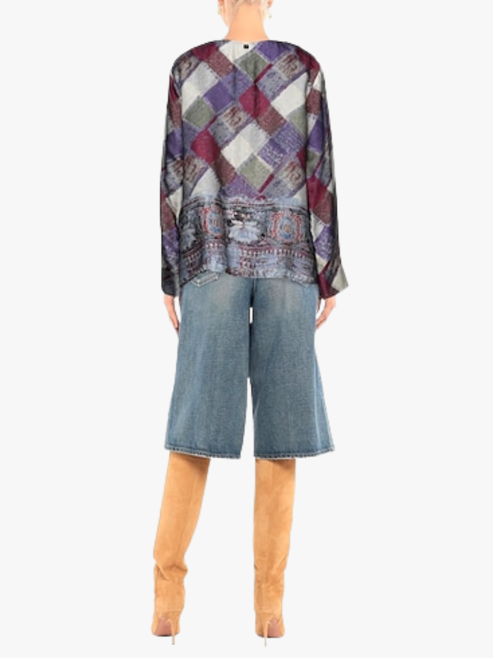 BLUSA MANICHE LUNGHE FANTASIA