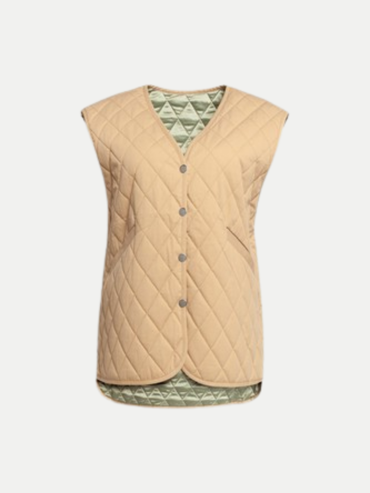 Maxi gilet trapuntato Weili Zheng