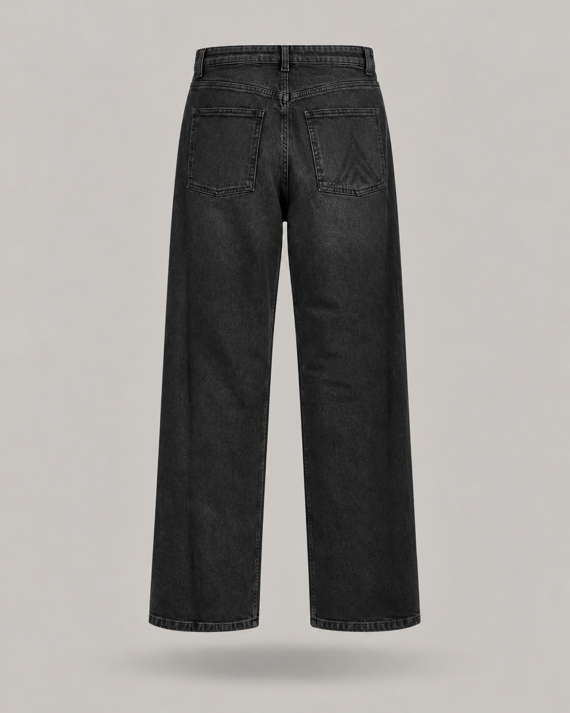 AKEP - pantalone wide leg nero con borchie