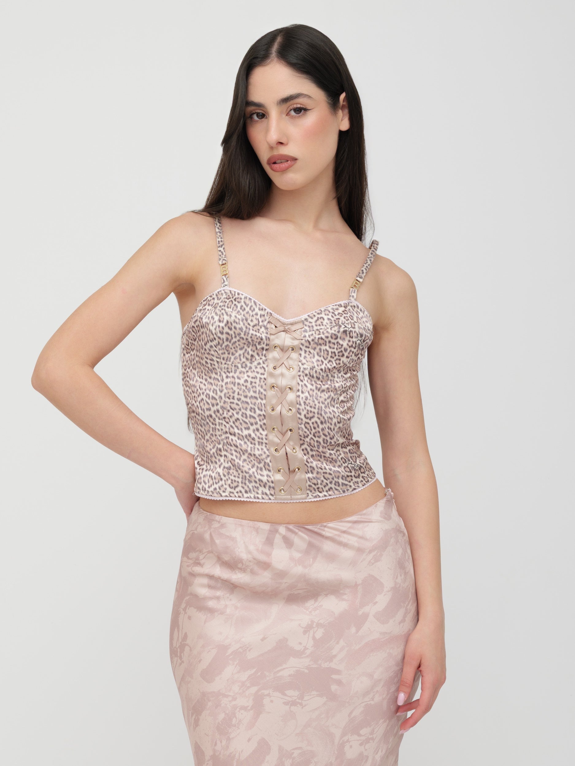 BLUGIRL | BLUMARINE - corsetto animalier