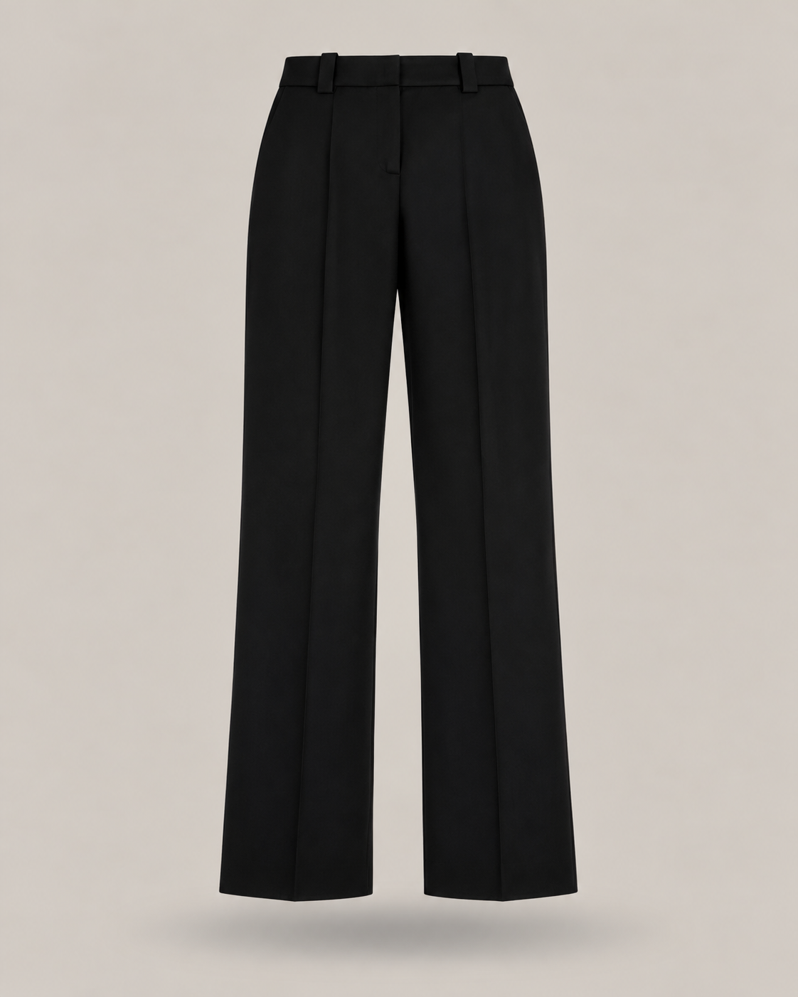BLUMARINE - pantalone nero classico wide leg
