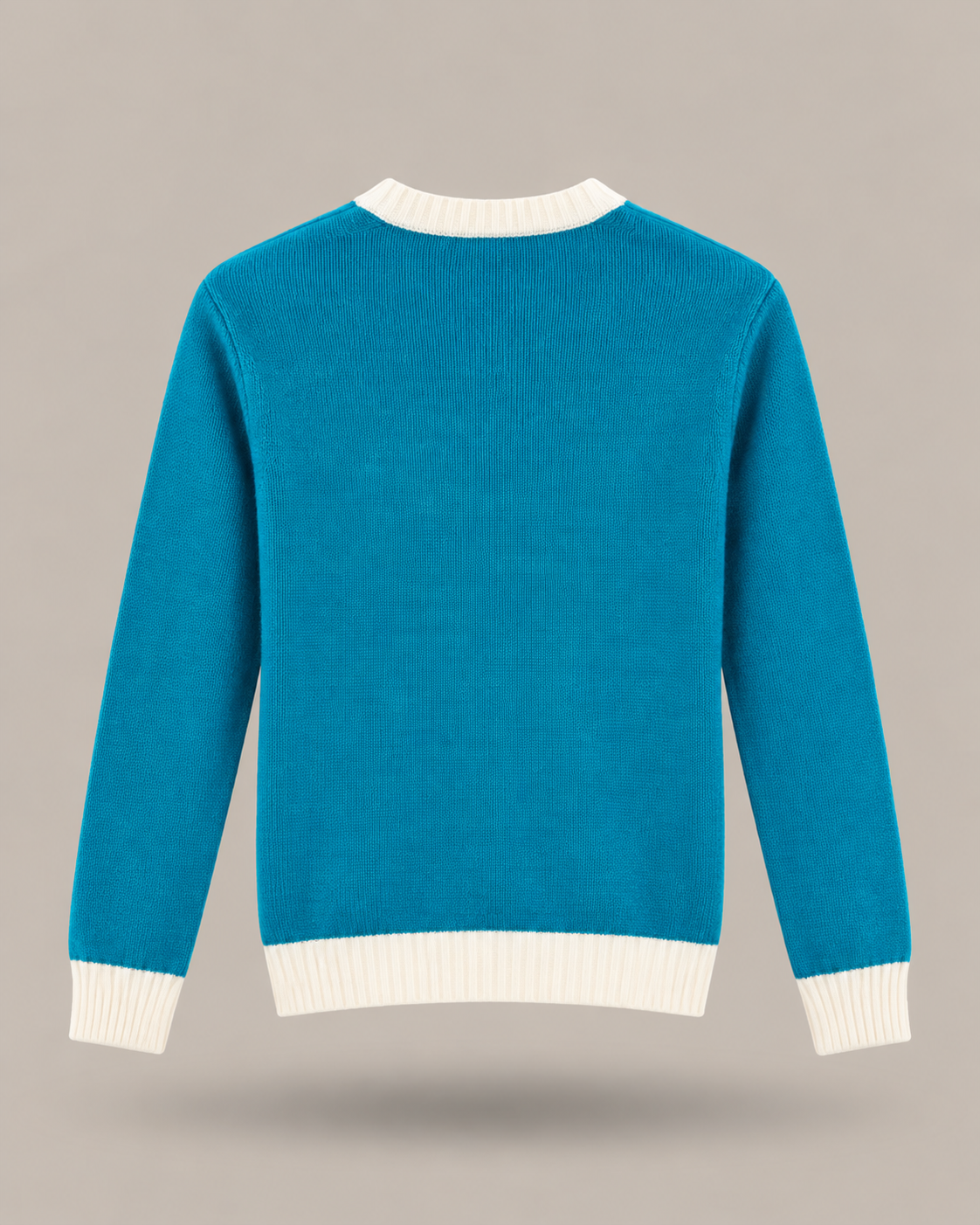 IMPERIAL - maglione girocollo azzurro e bianco