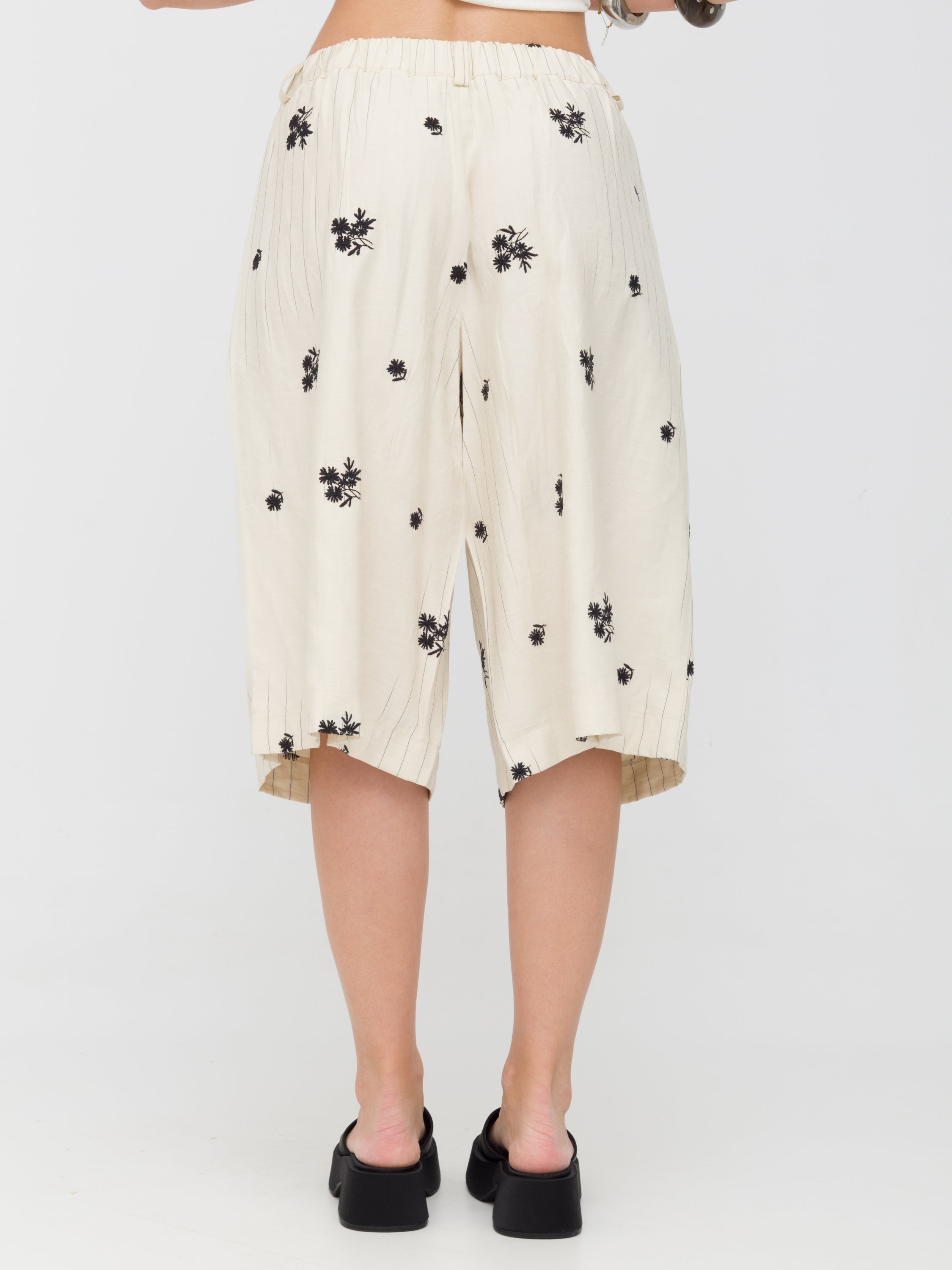 DIXIE - jorts White fantasie in black