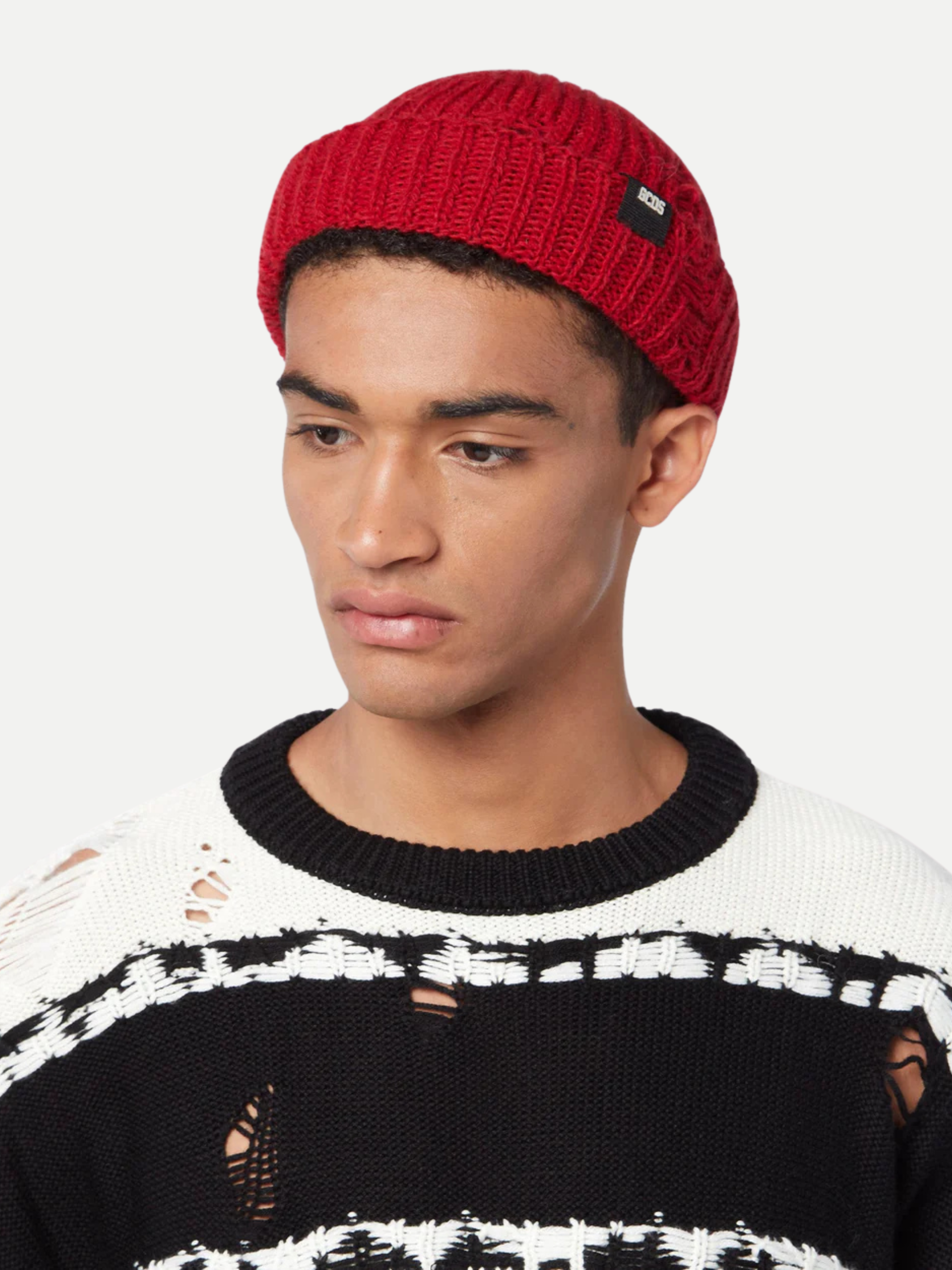 GCDS WOOL RIPS HAT