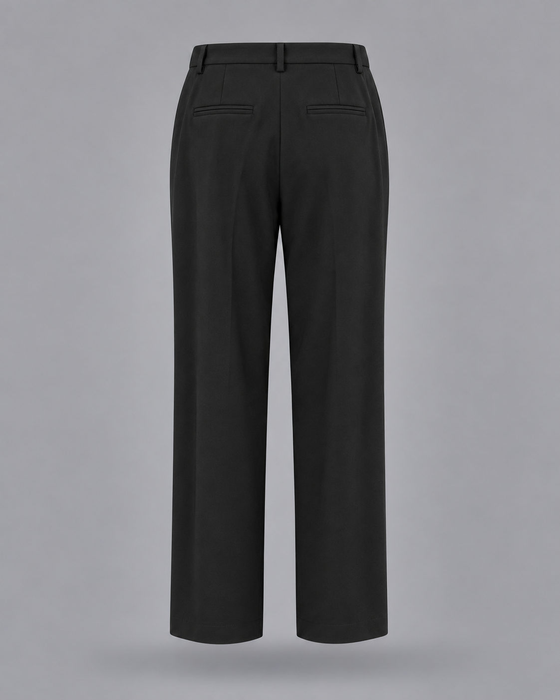 AKEP - Pantaloni neri sartoriali a gamba ampia