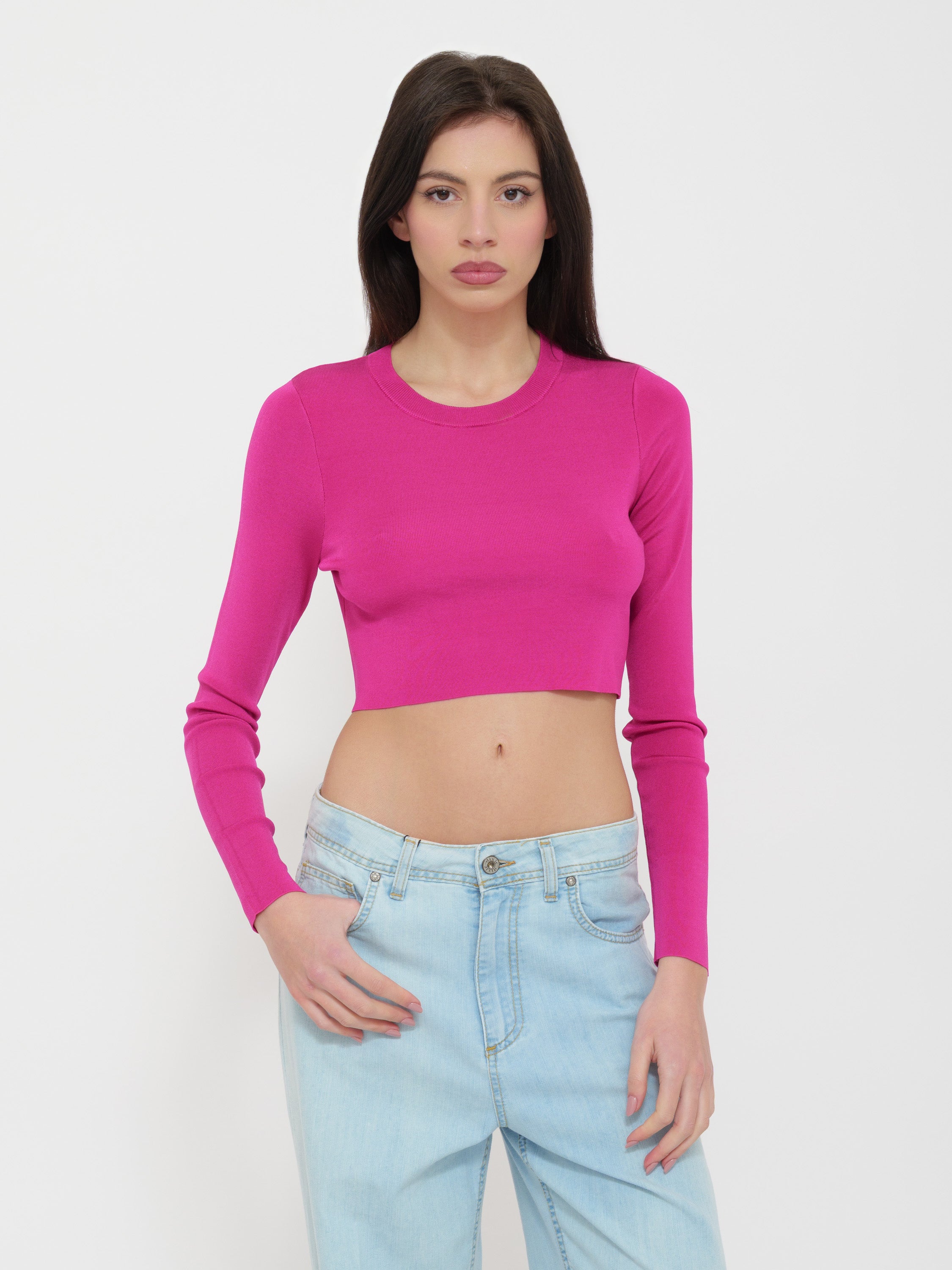 LILAC SHORT SLEEVED SWEATER