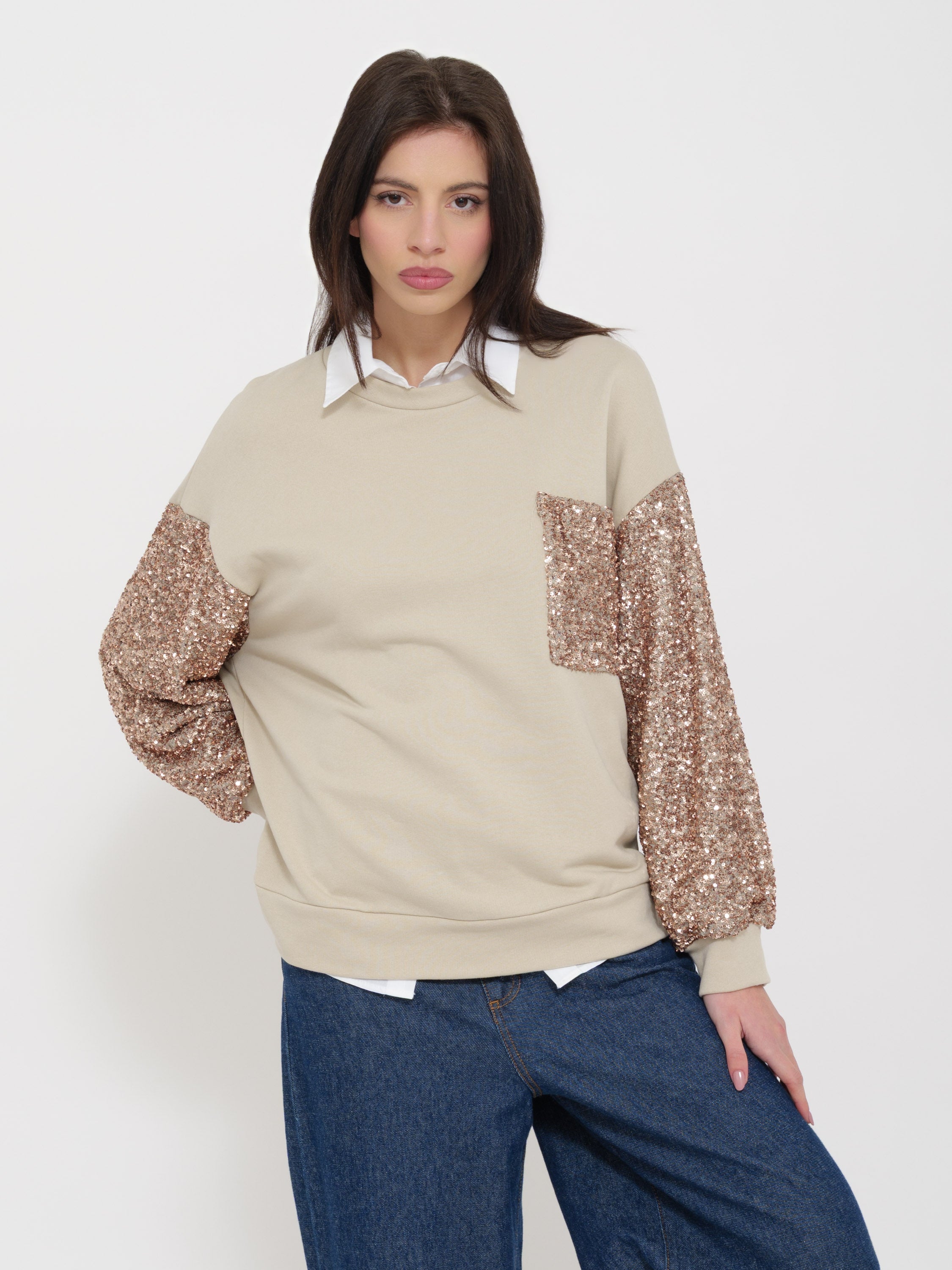 Felpa Dixie paillettes