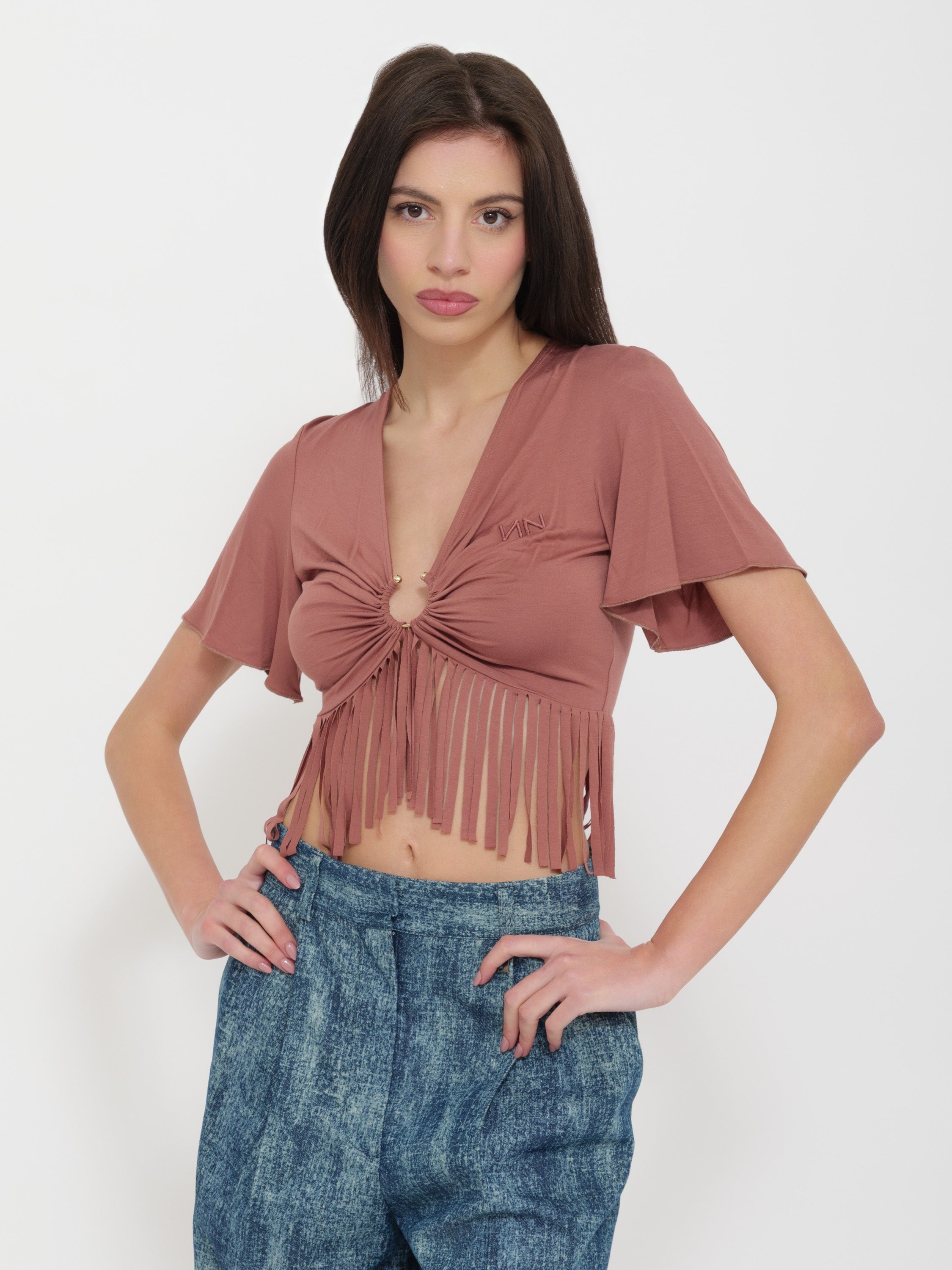 Top con frange nenette