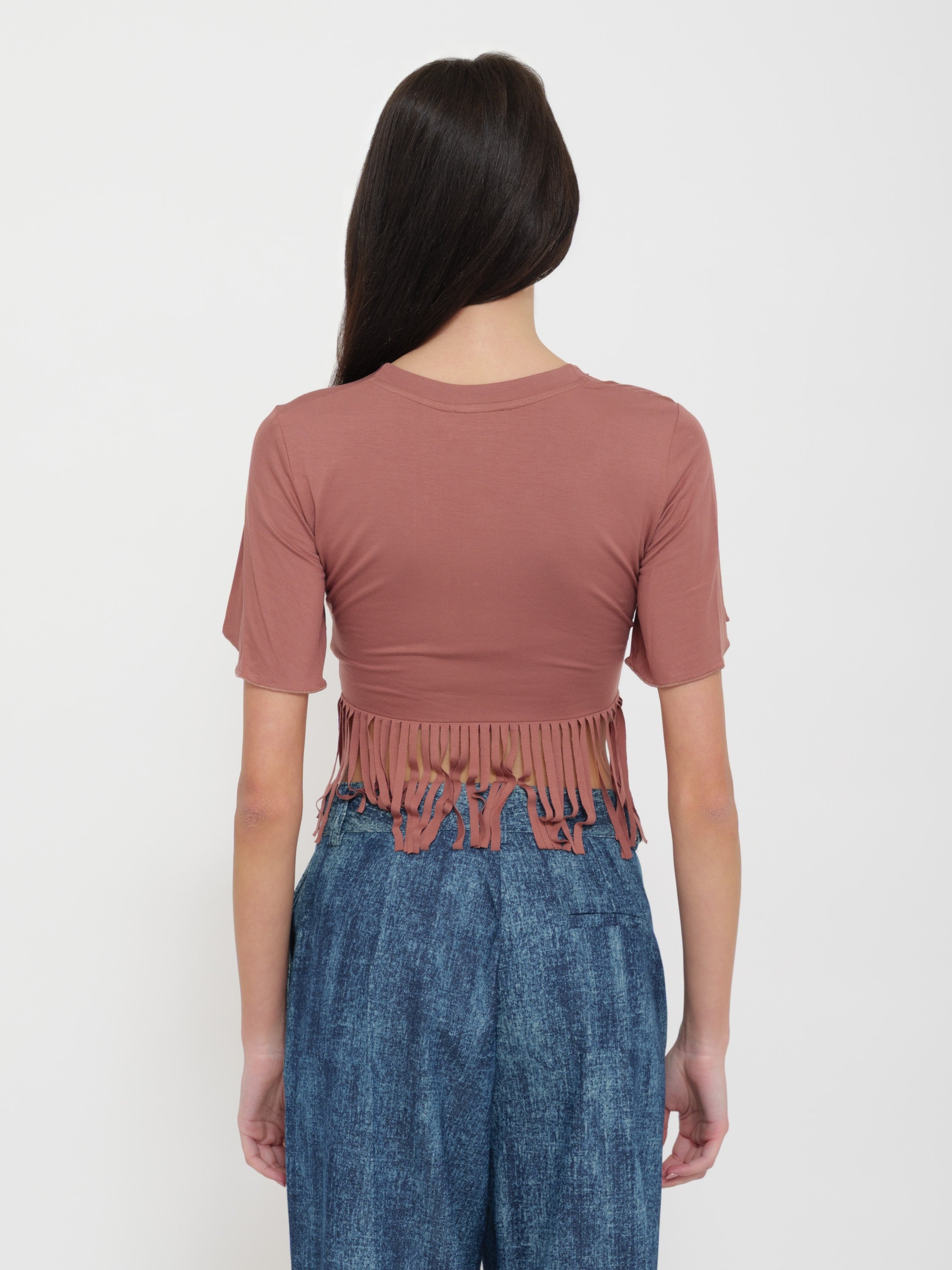 Top con frange nenette