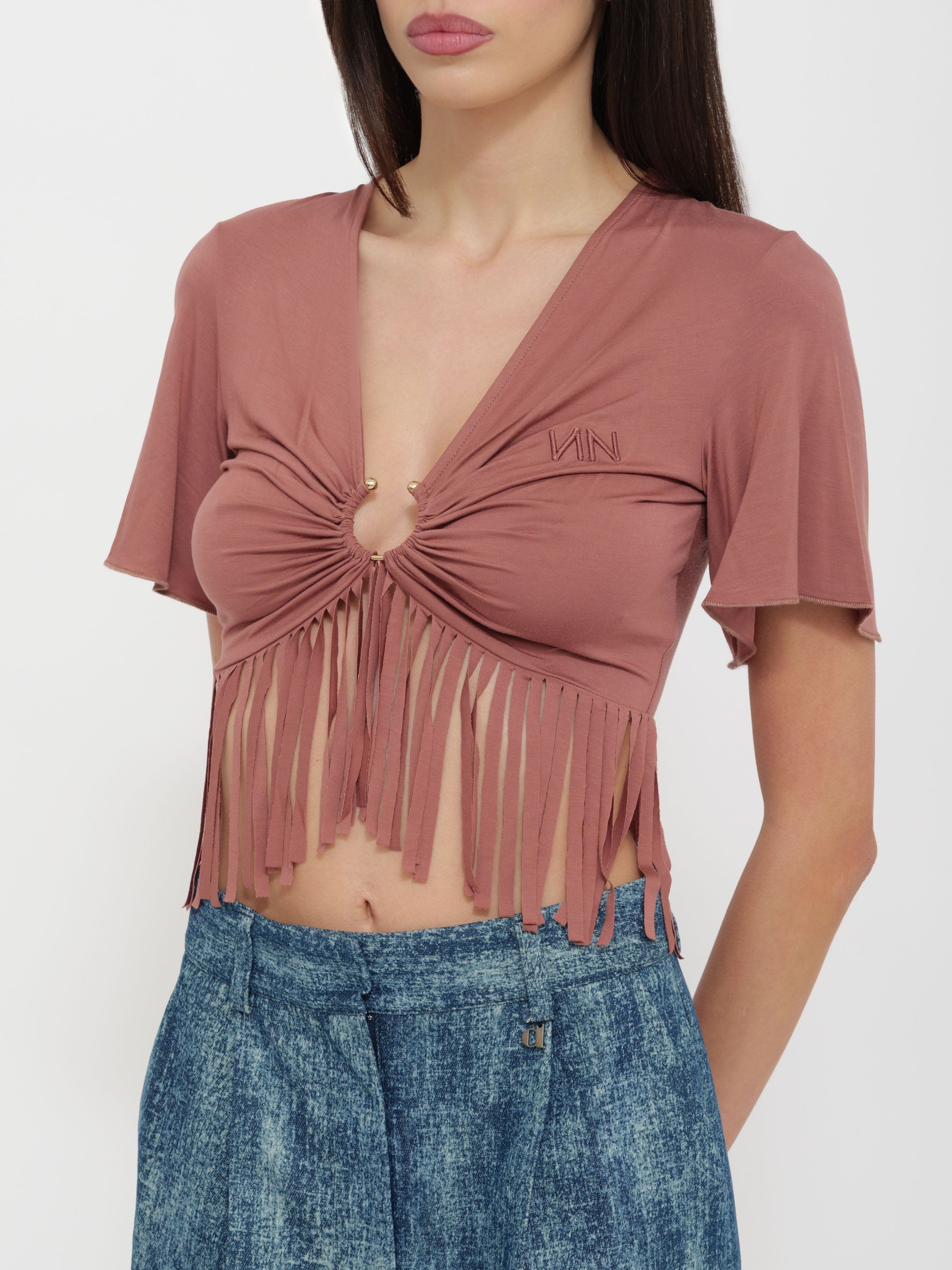 Top con frange nenette