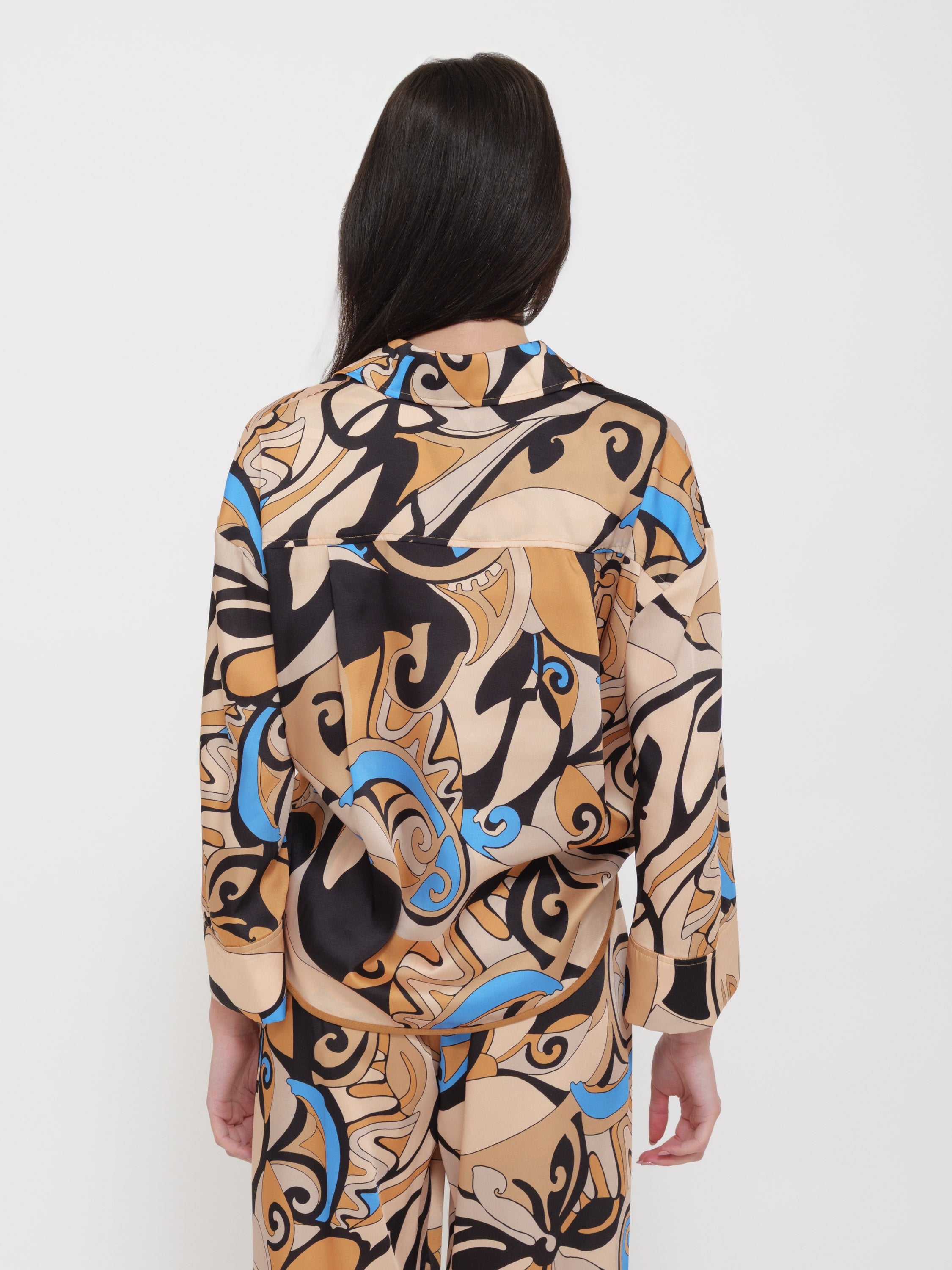 Camicia fantasia crop Dixie