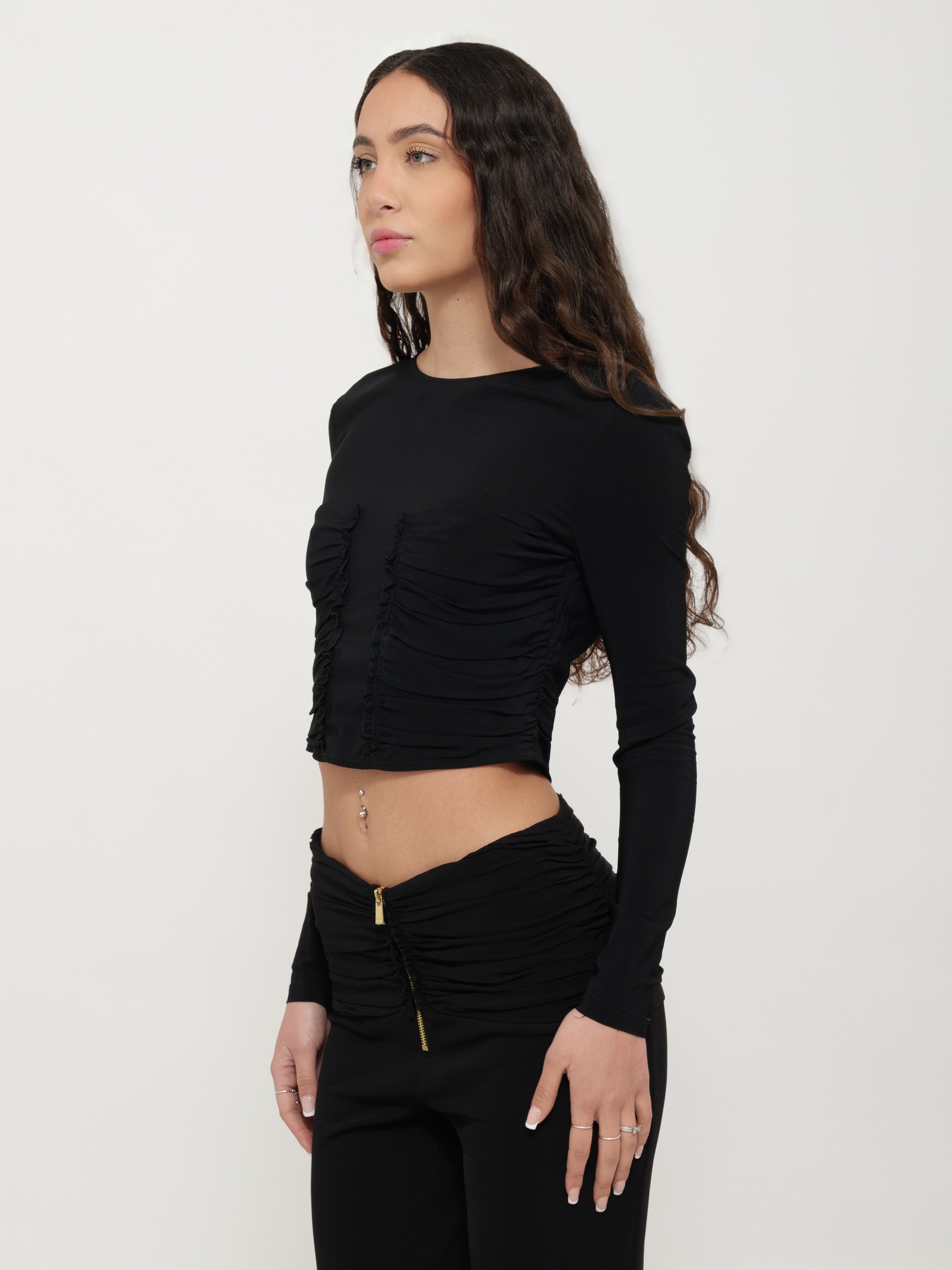 Maglia trasparente dettaglio avanti pinko