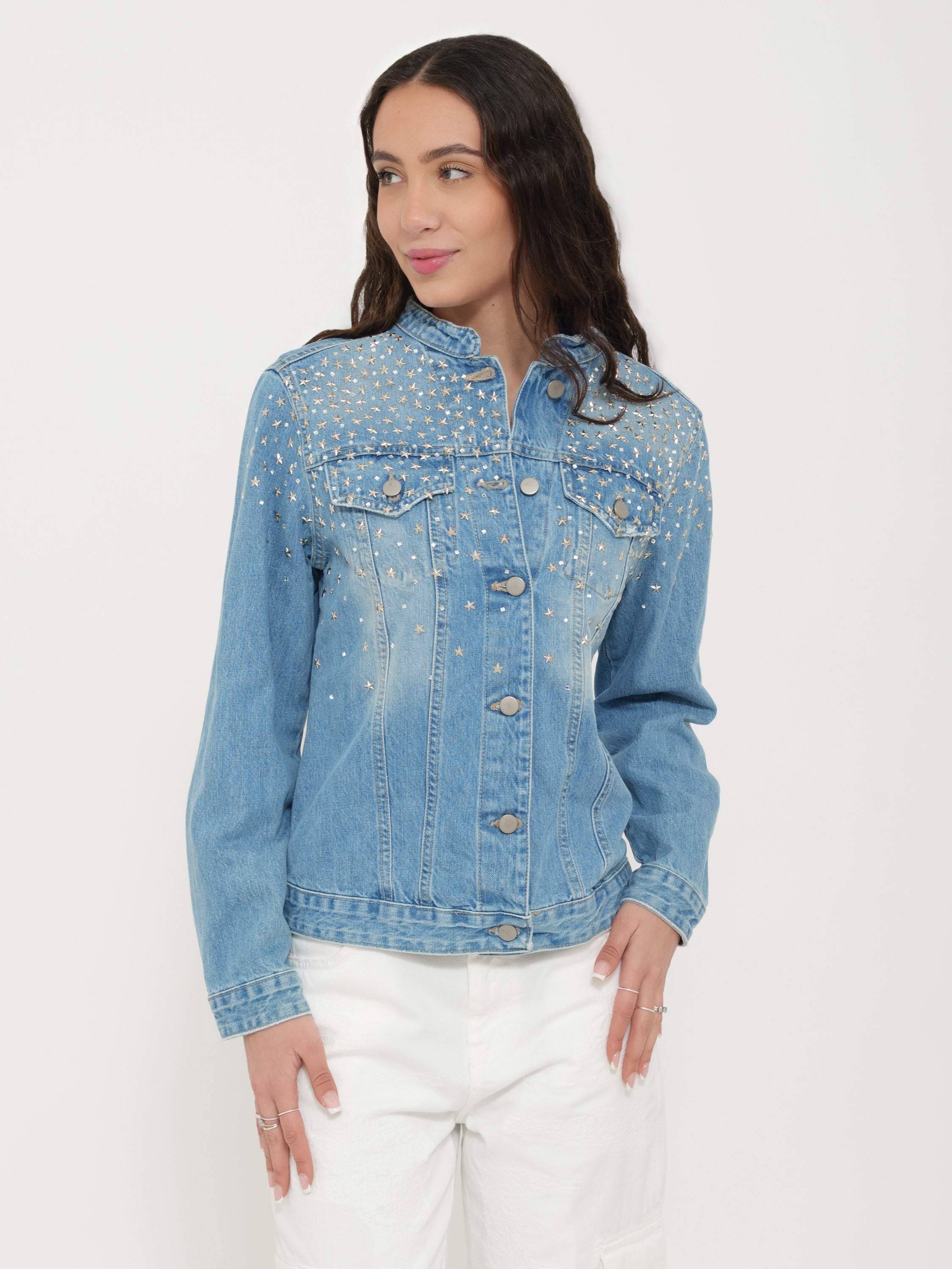 Giacca in denim motel