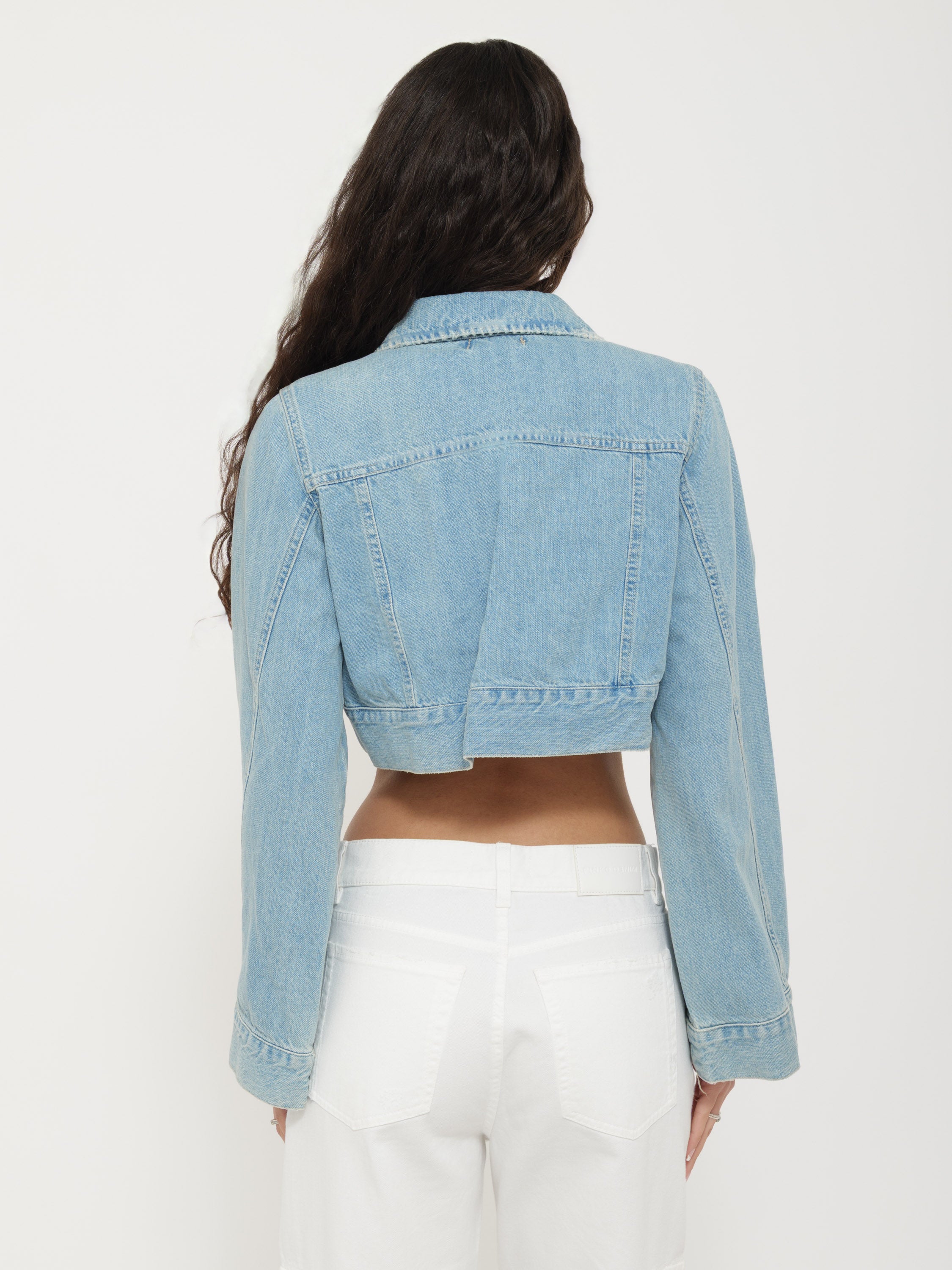 Giacca in denim corta motel