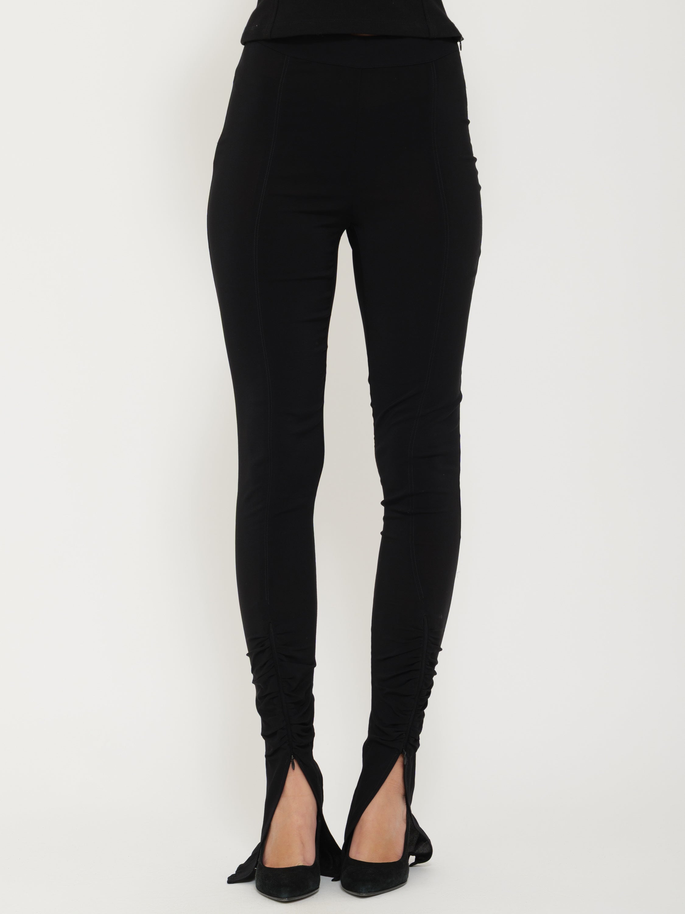 Pantalone aderente nero pinko