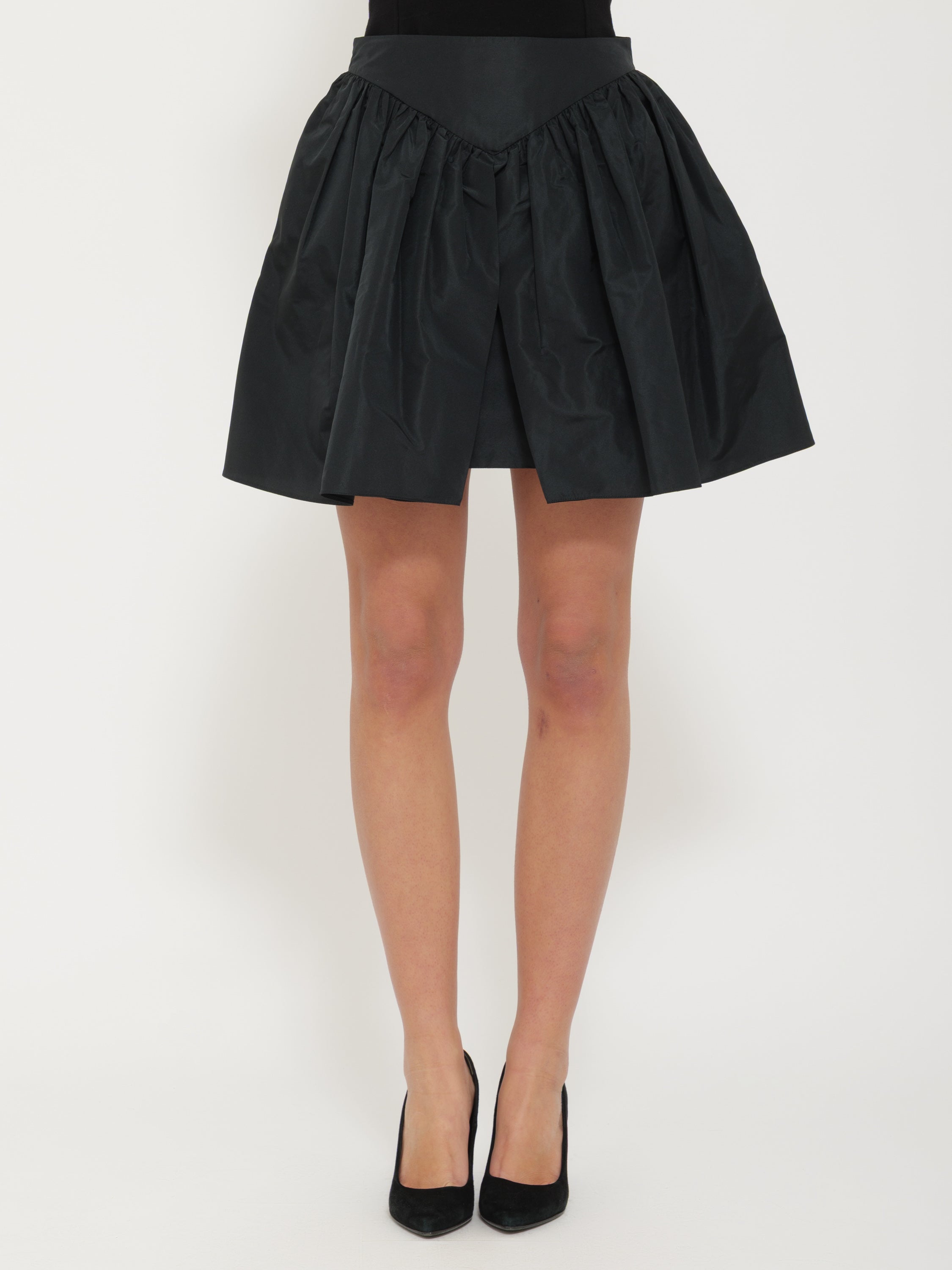 Gonna mini ballon pinko taffeta