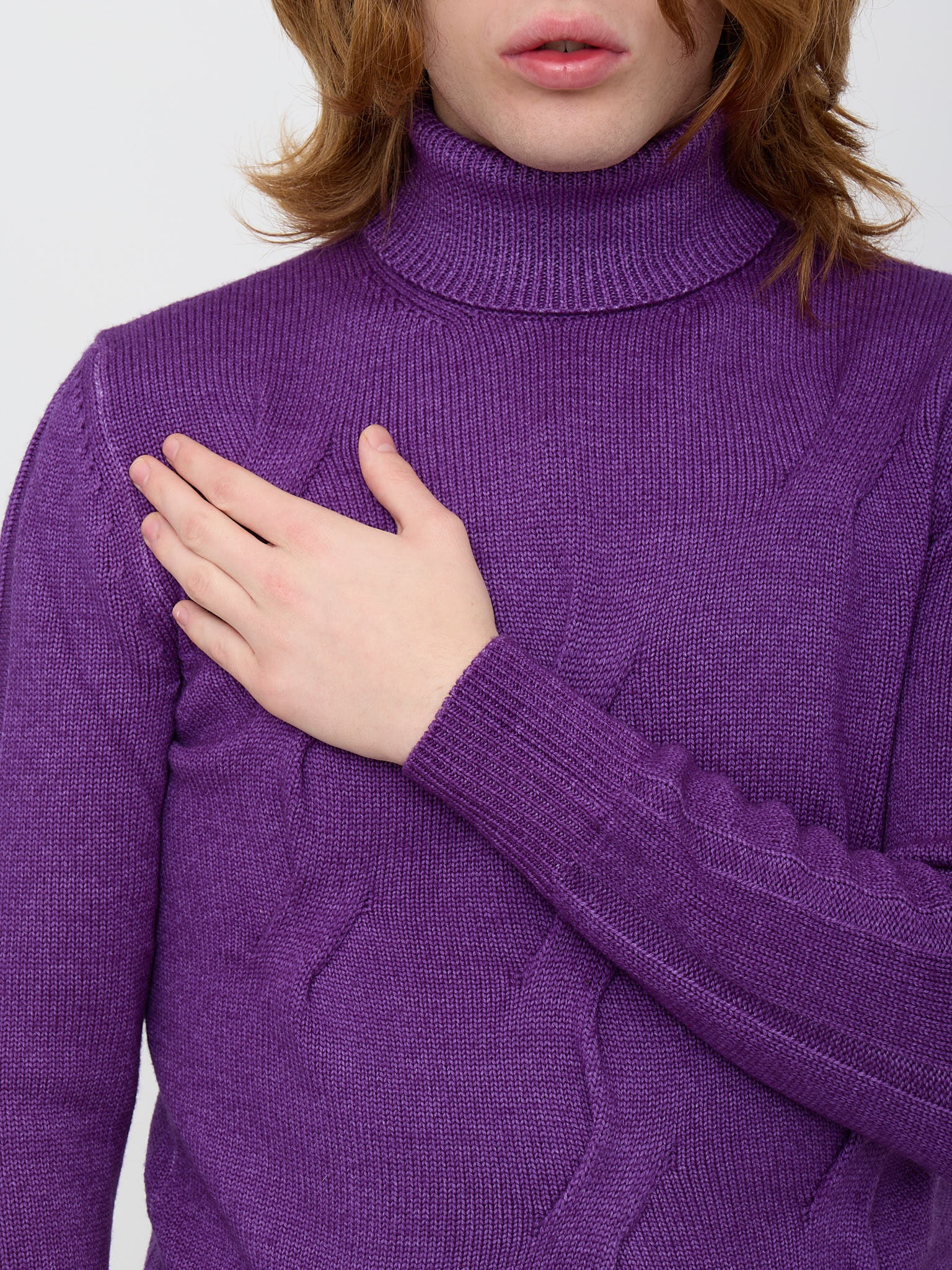 Pullover collo alto H953