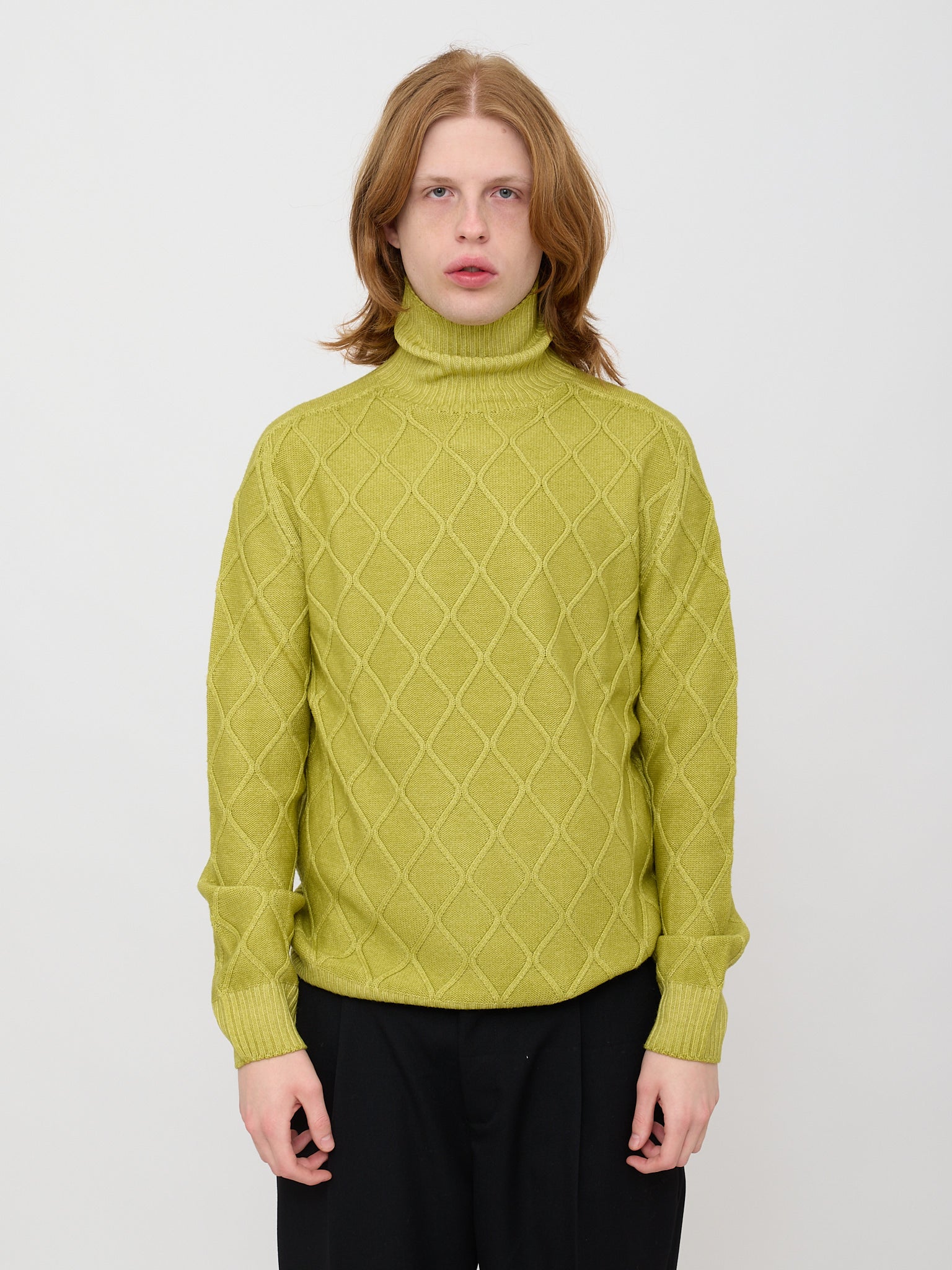 Pullover collo alto reversibile H953