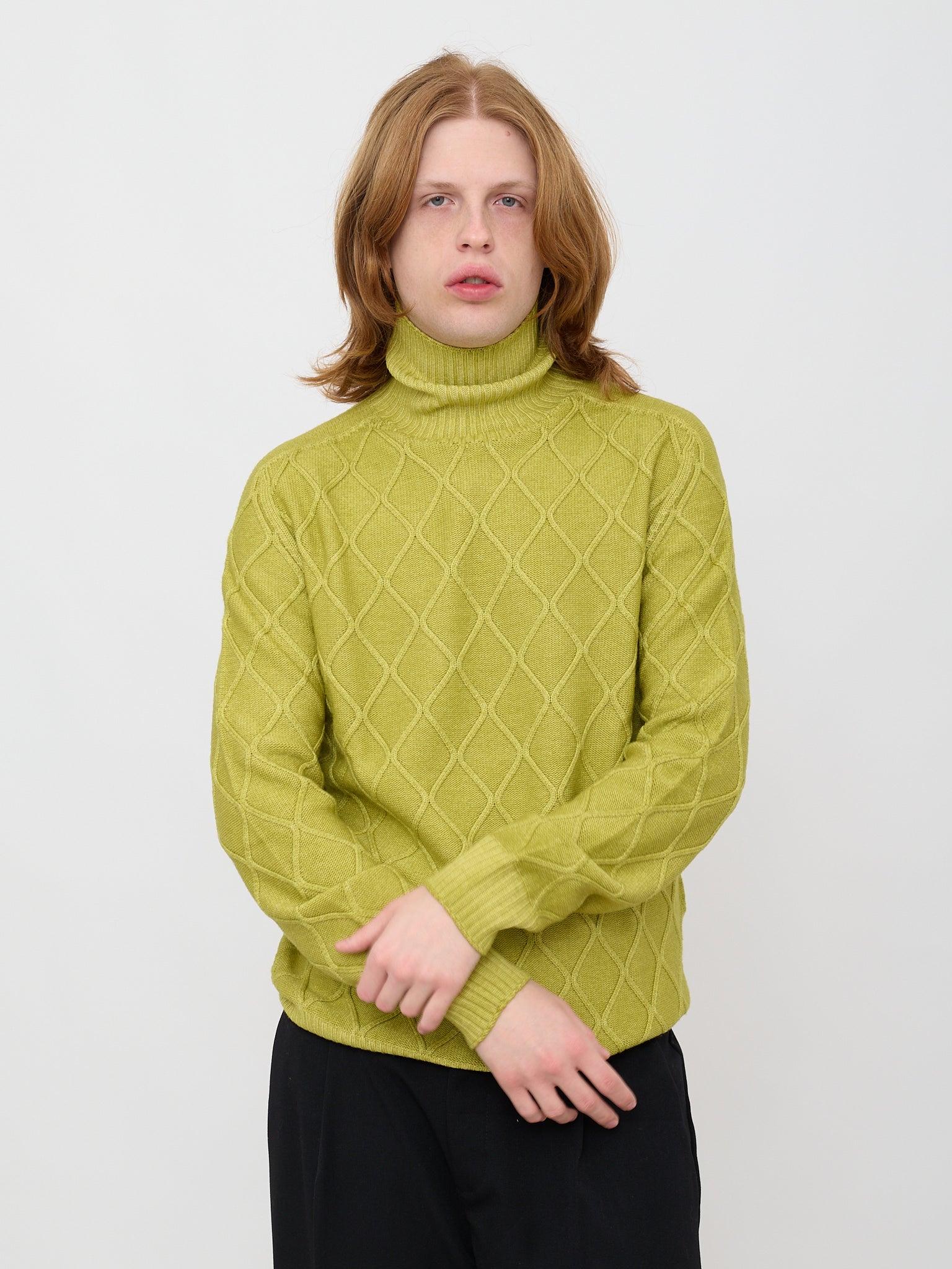 Pullover collo alto reversibile H953