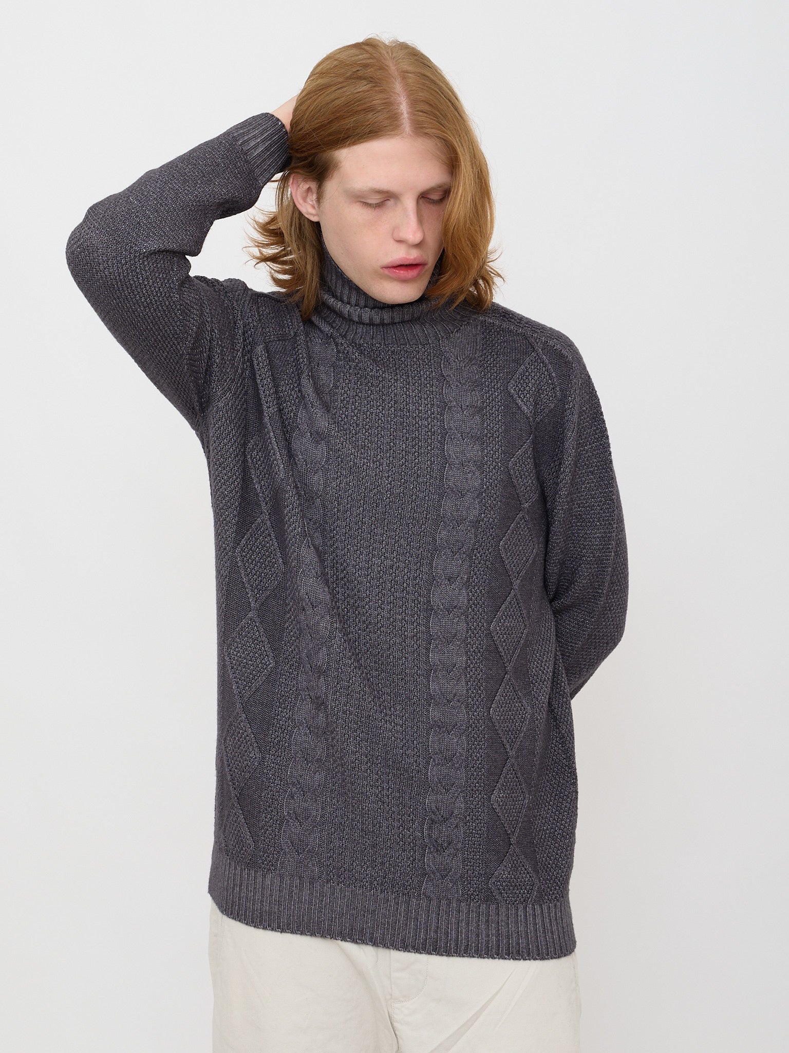 Pullover collo alto H953