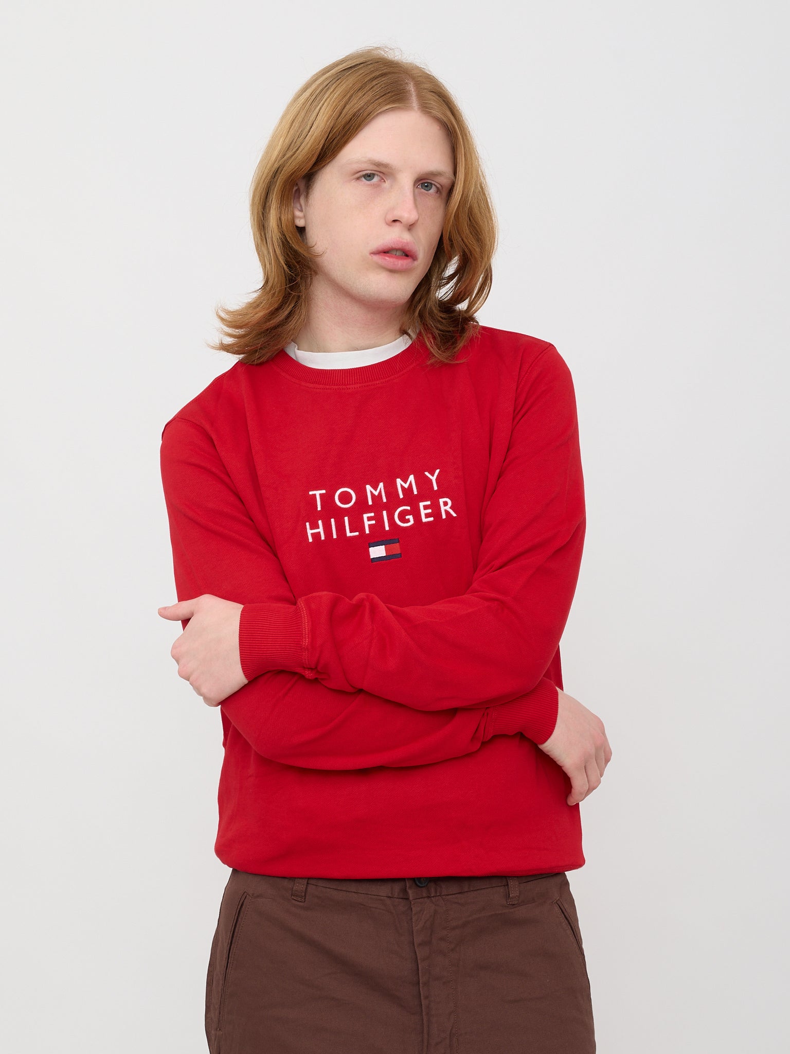 Felpa garzata Tommy hilfiger