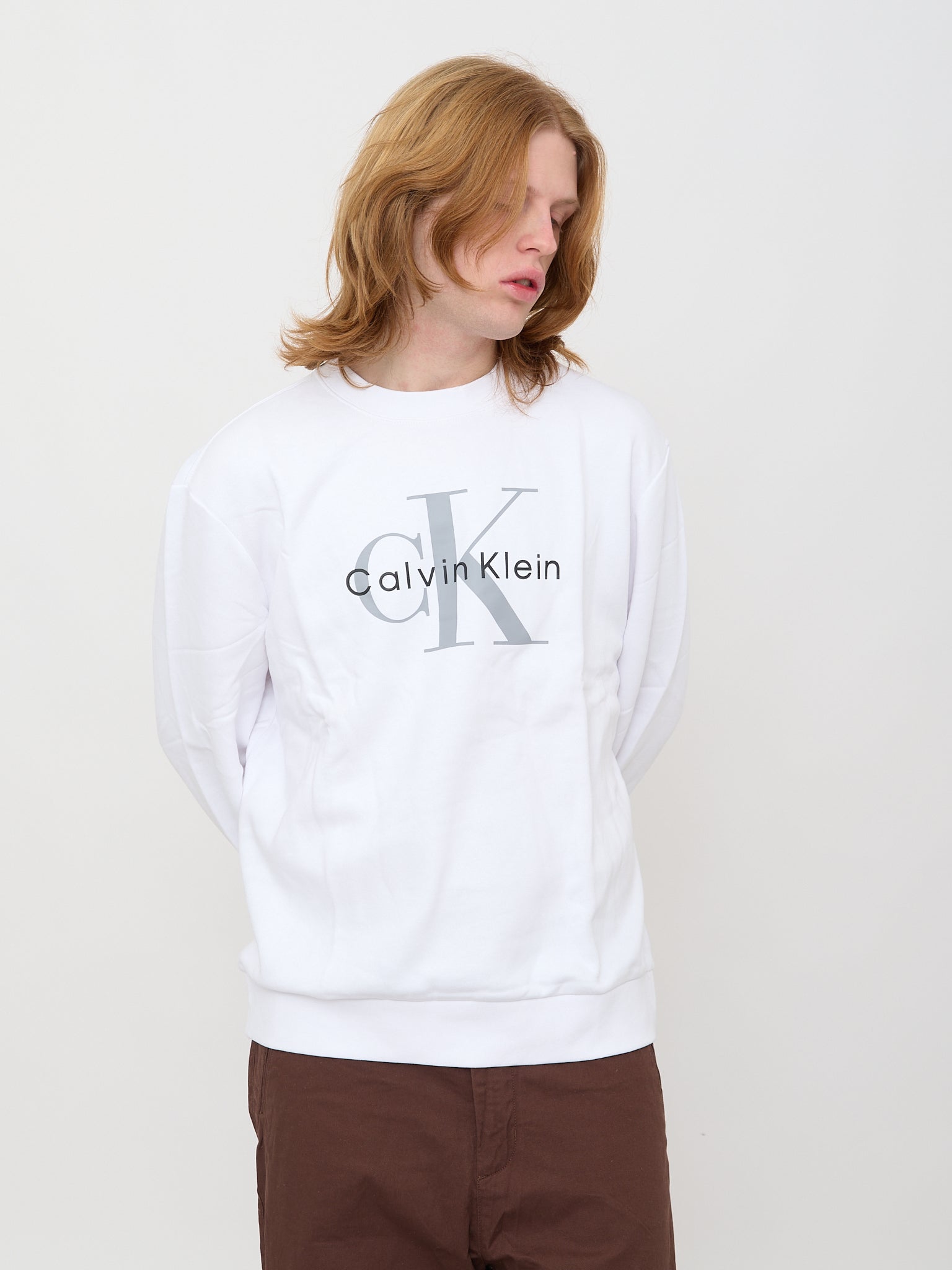 Felpa garzata calvin Klein