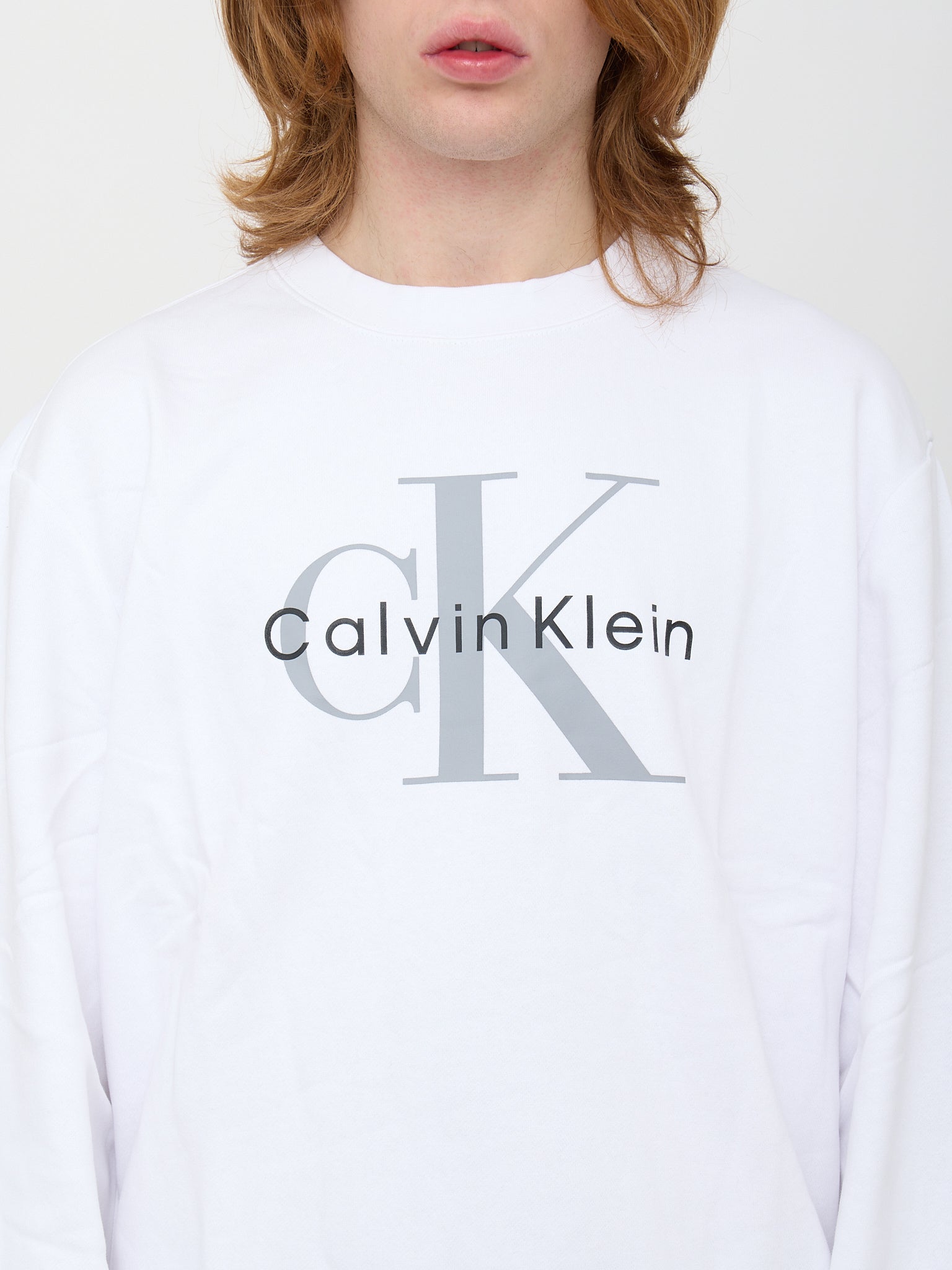 Felpa garzata calvin Klein