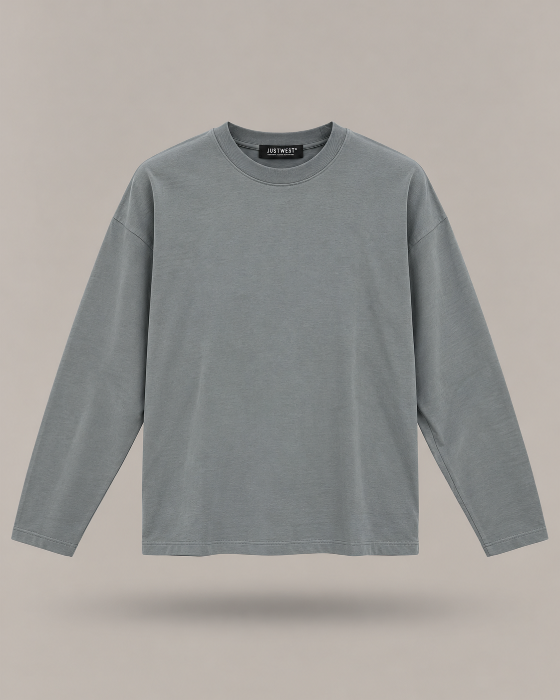 JUST WEST - longsleeve grigia