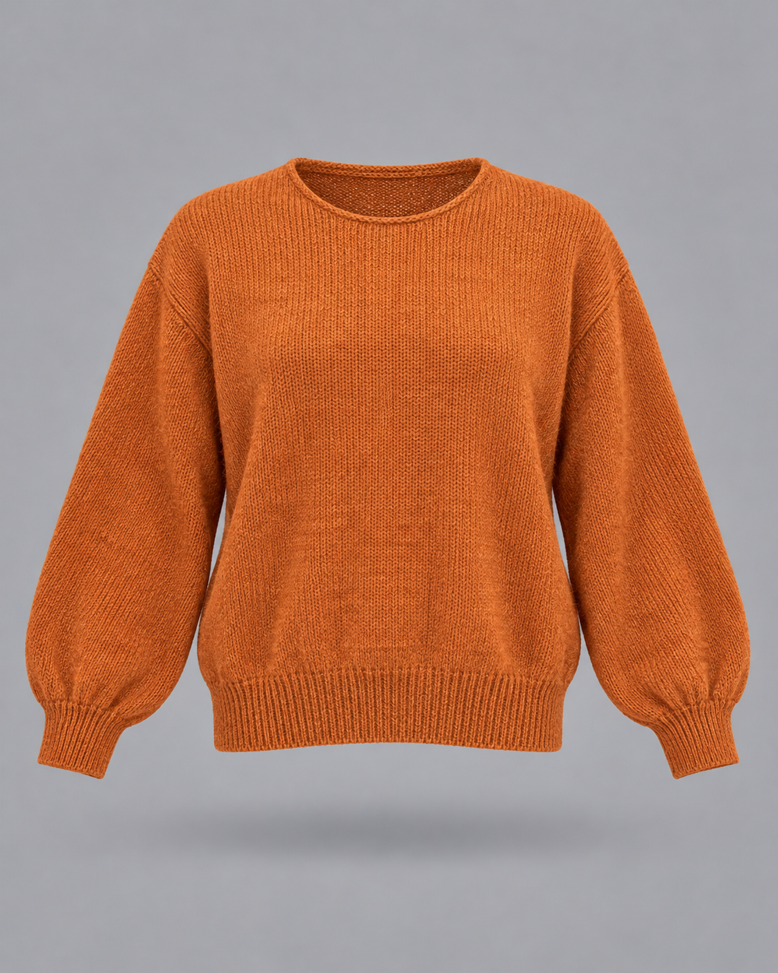 AKEP - Maglia girocollo color ruggine