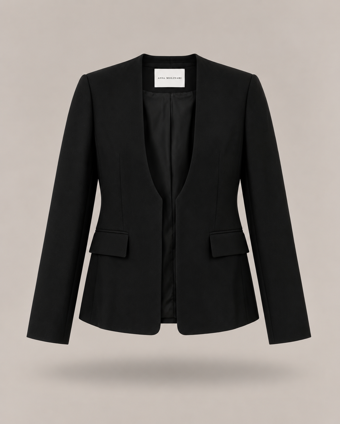 BLUMARINE - blazer strutturato nero