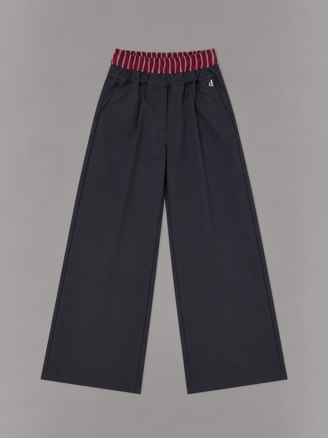 DIXIE - pantalone wide leg con boxer