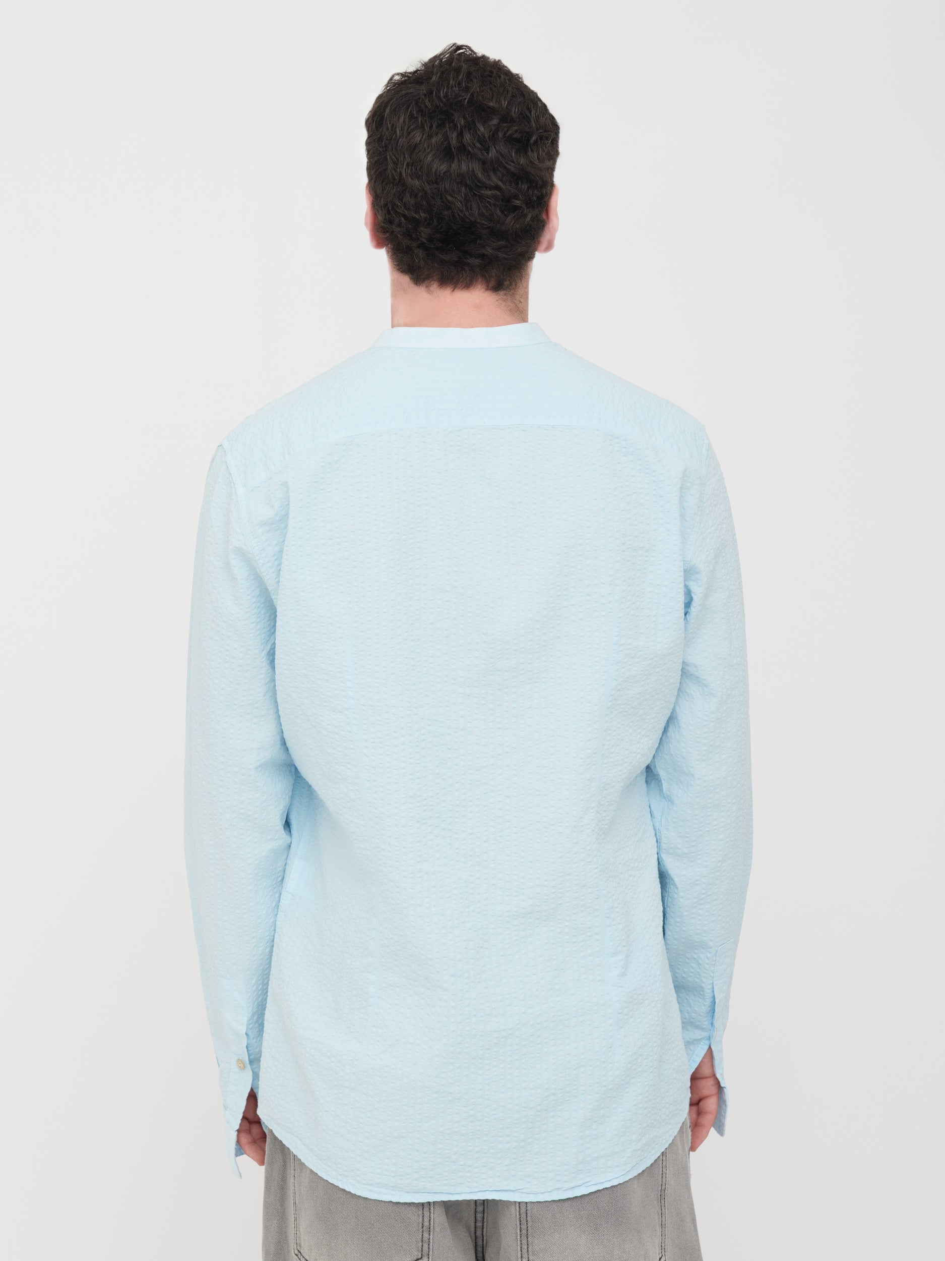 IMPERIAL - camicia azzurra dettagliata