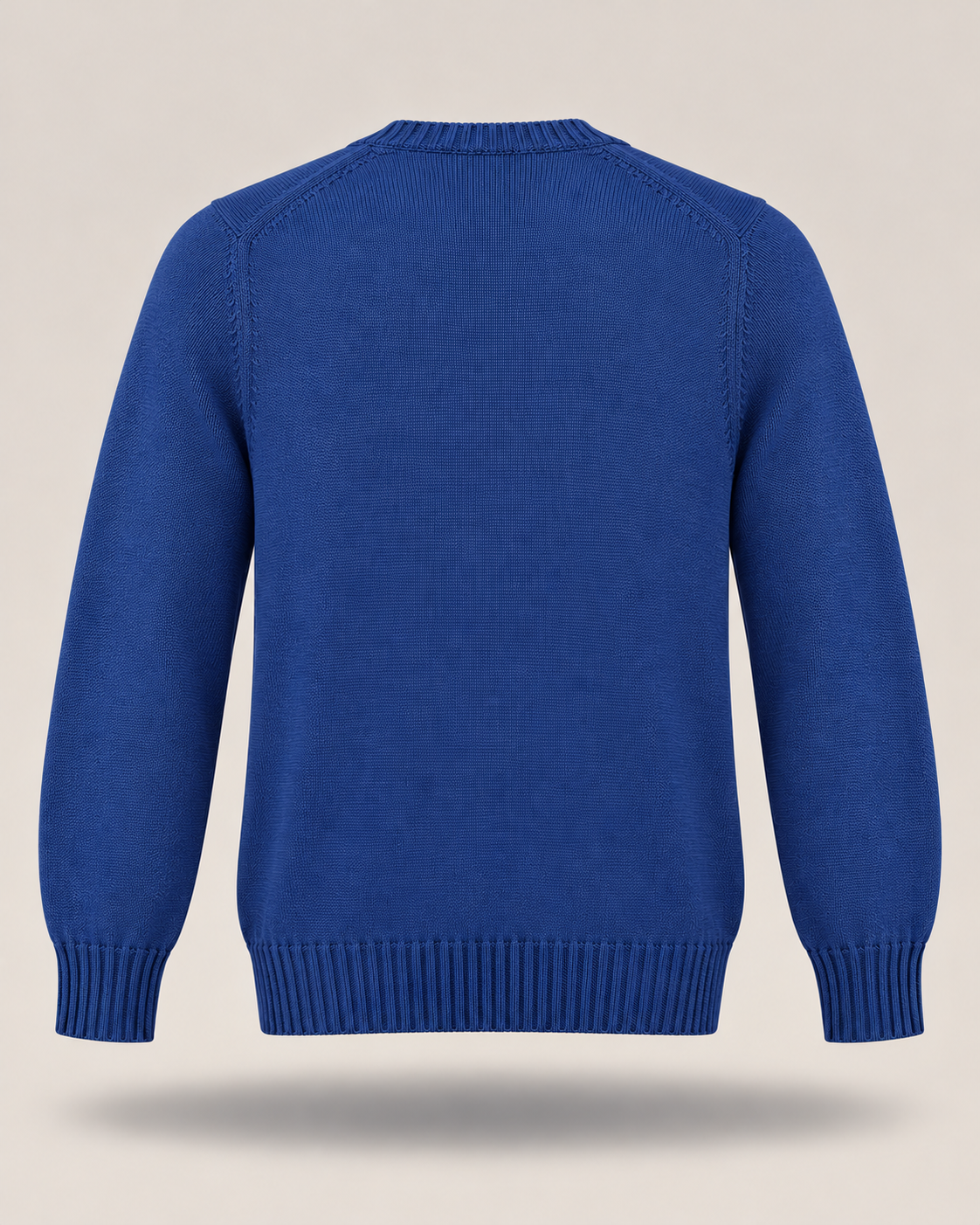ALPHA STUDIO - Maglione blu girocollo