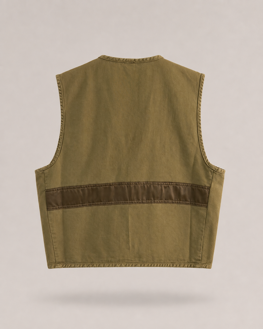 PINKO - gilet cargo verde kaki