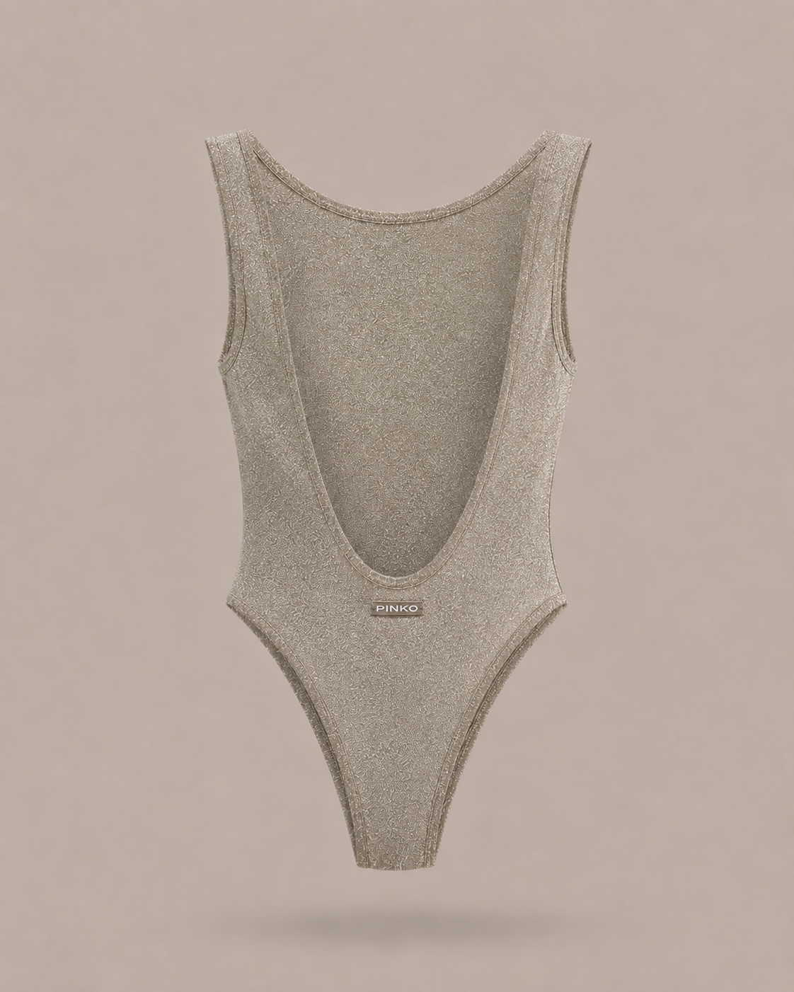 PINKO - body trasparente scollo schiena