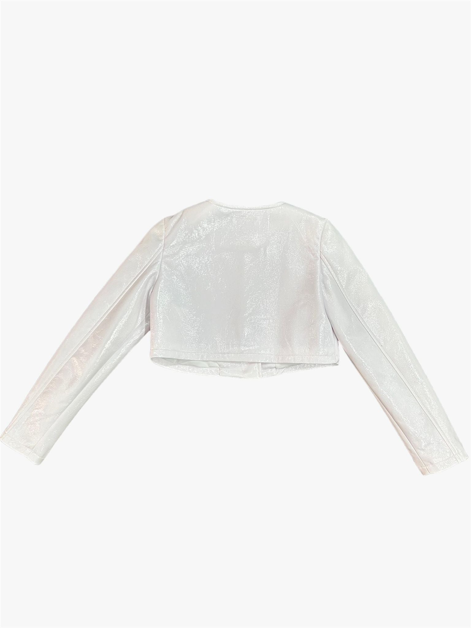 GIACCA DI ECOPELLE BAMBINO BIANCA