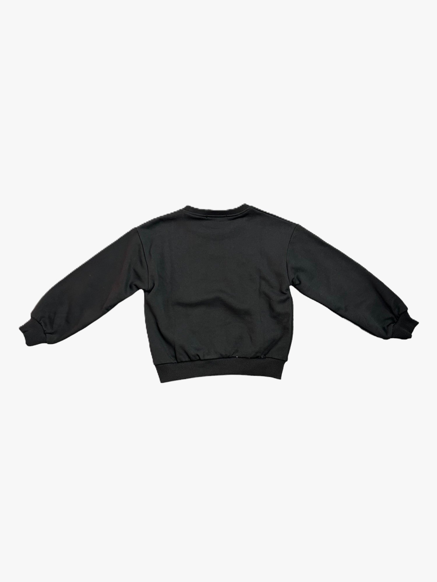 BLACK PRINT SWEATSHIRT FOR CHILDREN