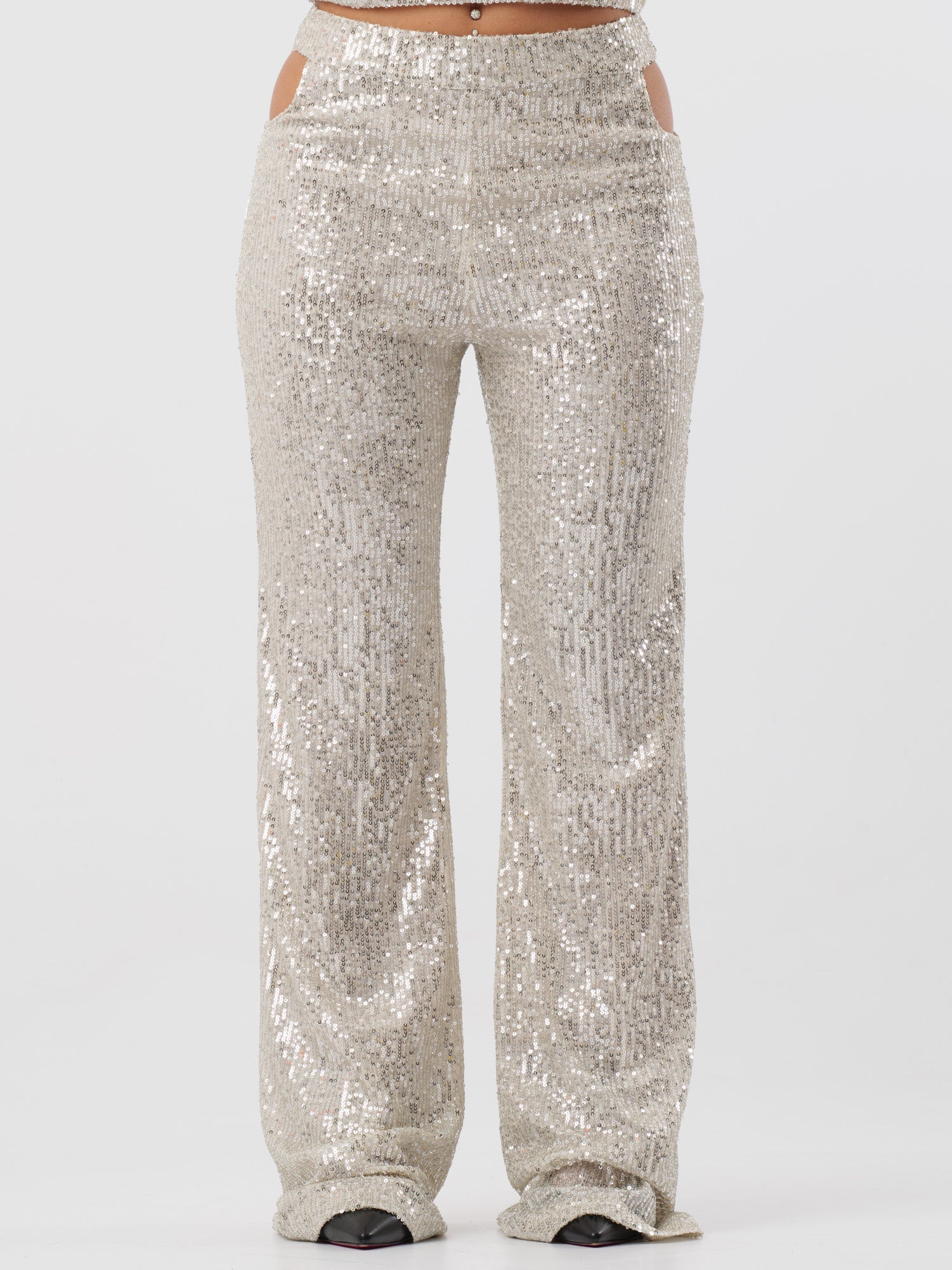 PANTALONE PAILETTES TENSIONE IN