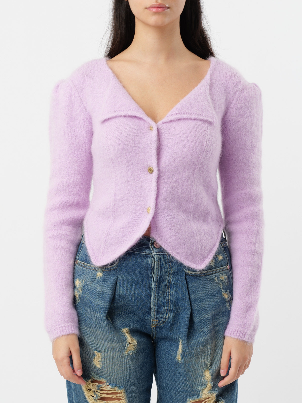 PULLOVER CON BOTTONI BLUGIRL BLUMARINE
