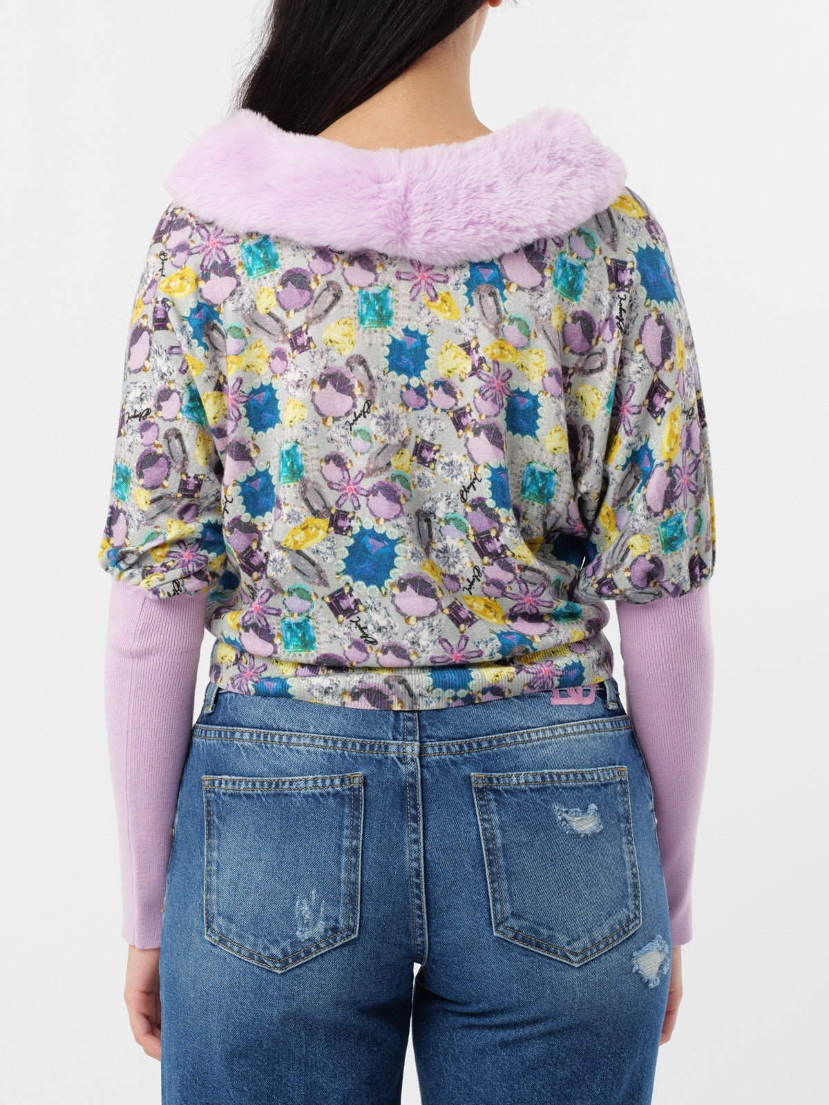 PULLOVER CON BOTTONI BLUGIRL BLUMARINE